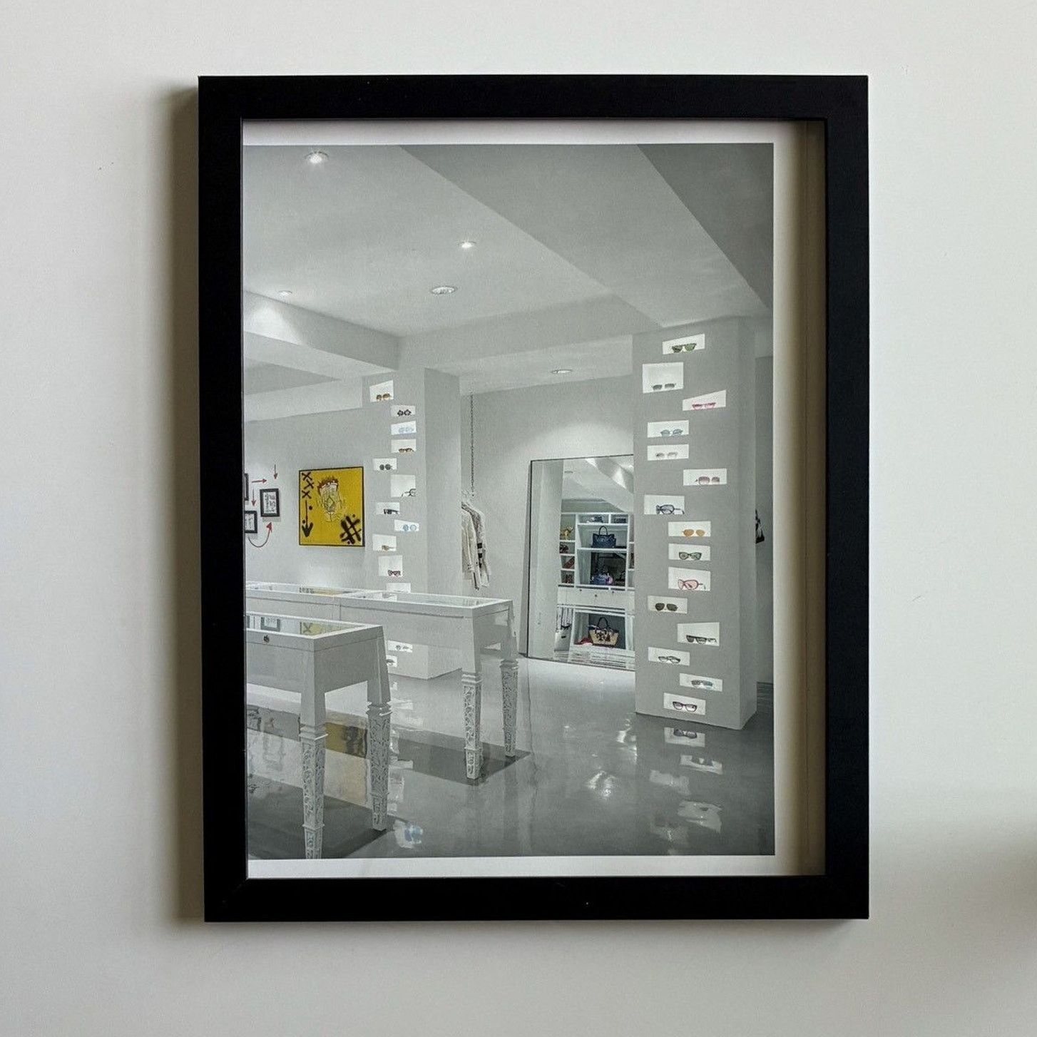 Chrome Hearts × Vintage Chrome Hearts Miami art gallery 9x11 Framed poster Size ONE SIZE - 1 Thumbnail