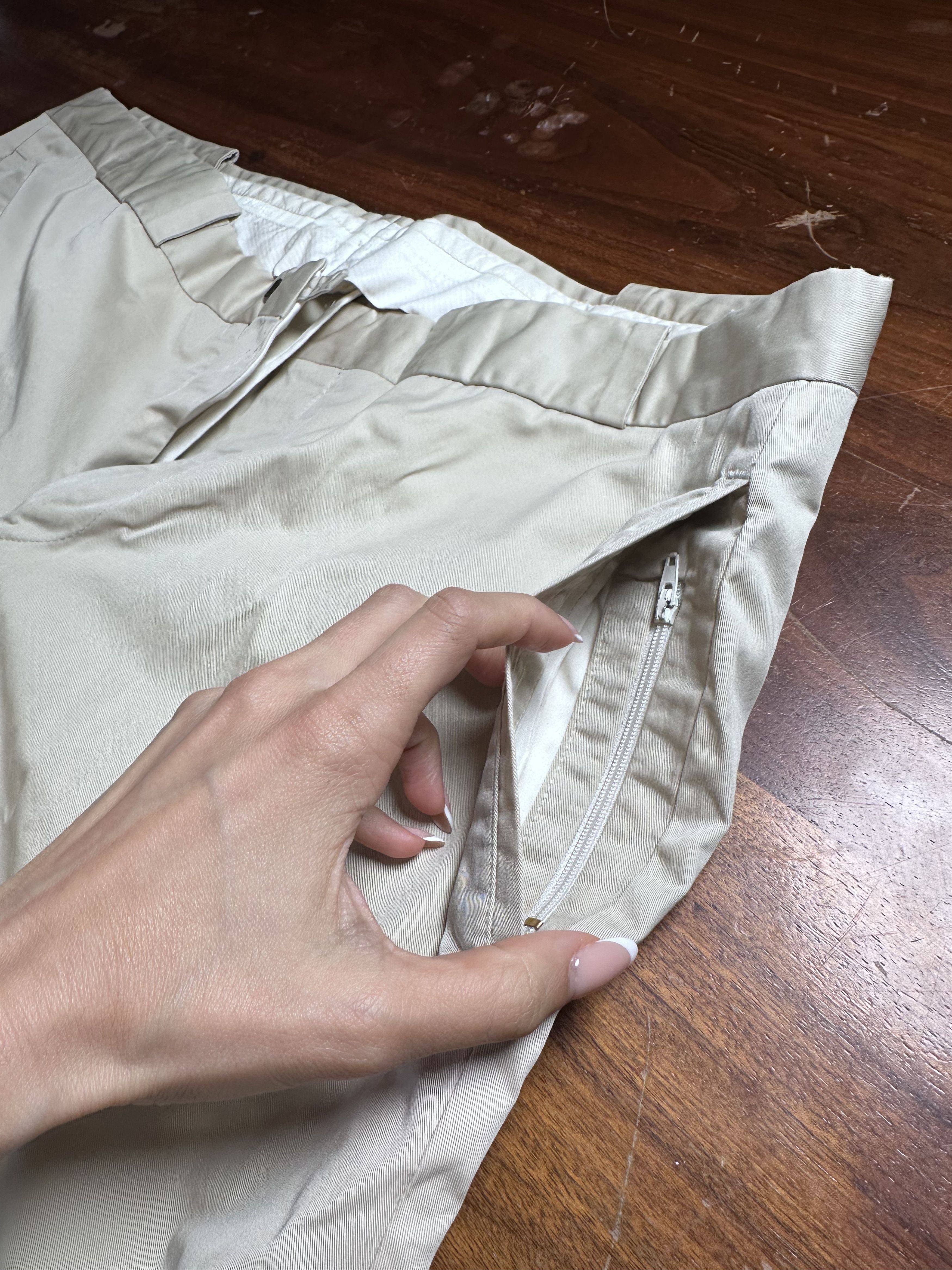 Z Zegna Z Zegna Narrow Fit Khaki Chino Trousers Pants Size US 40 / EU 56 - 7 Thumbnail