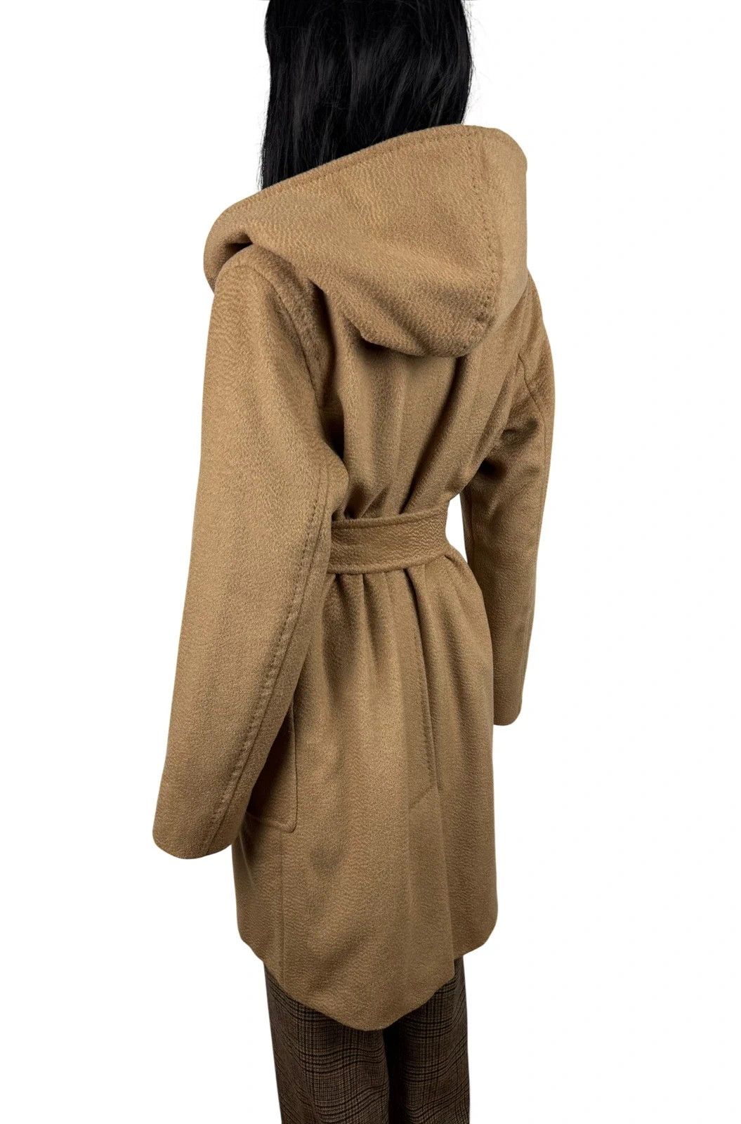 Max Mara Max Mara Coat Rialto Belted Hooded Camel Size S / US 4 / IT 40 - 7 Thumbnail