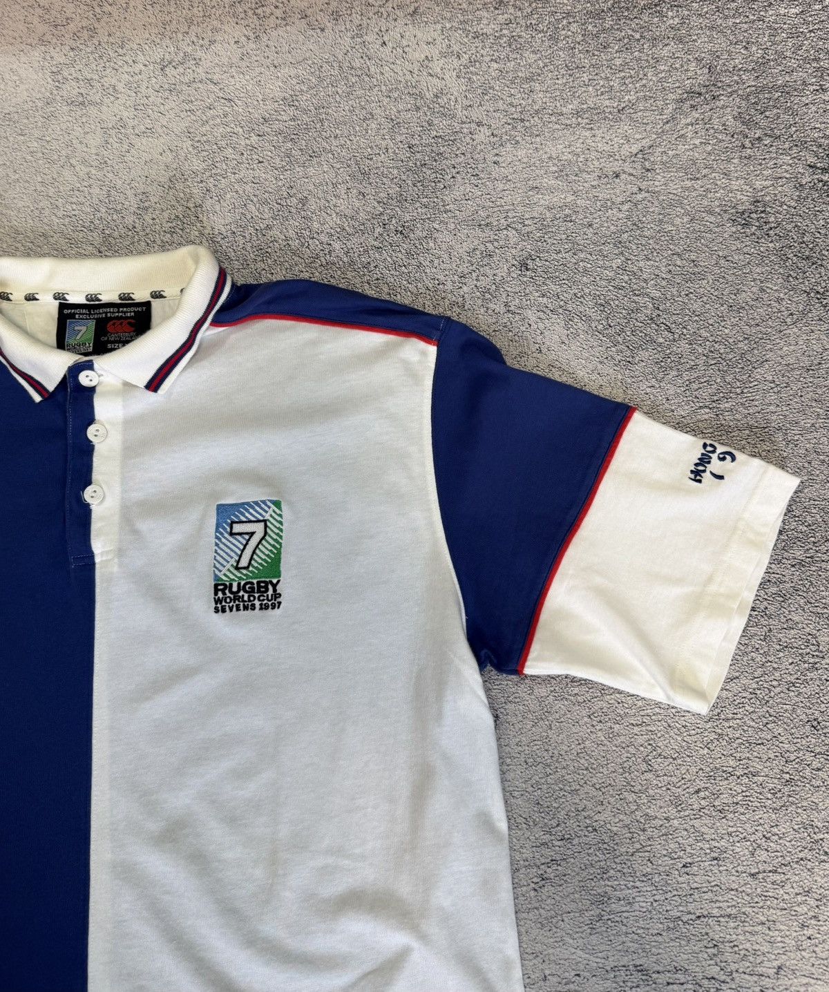 Canterbury of New Zealand Vintage Canterbury Rugby Polo Hong Kong 1997 World Cup XL Size US XL / EU 56 / 4 - 6 Thumbnail