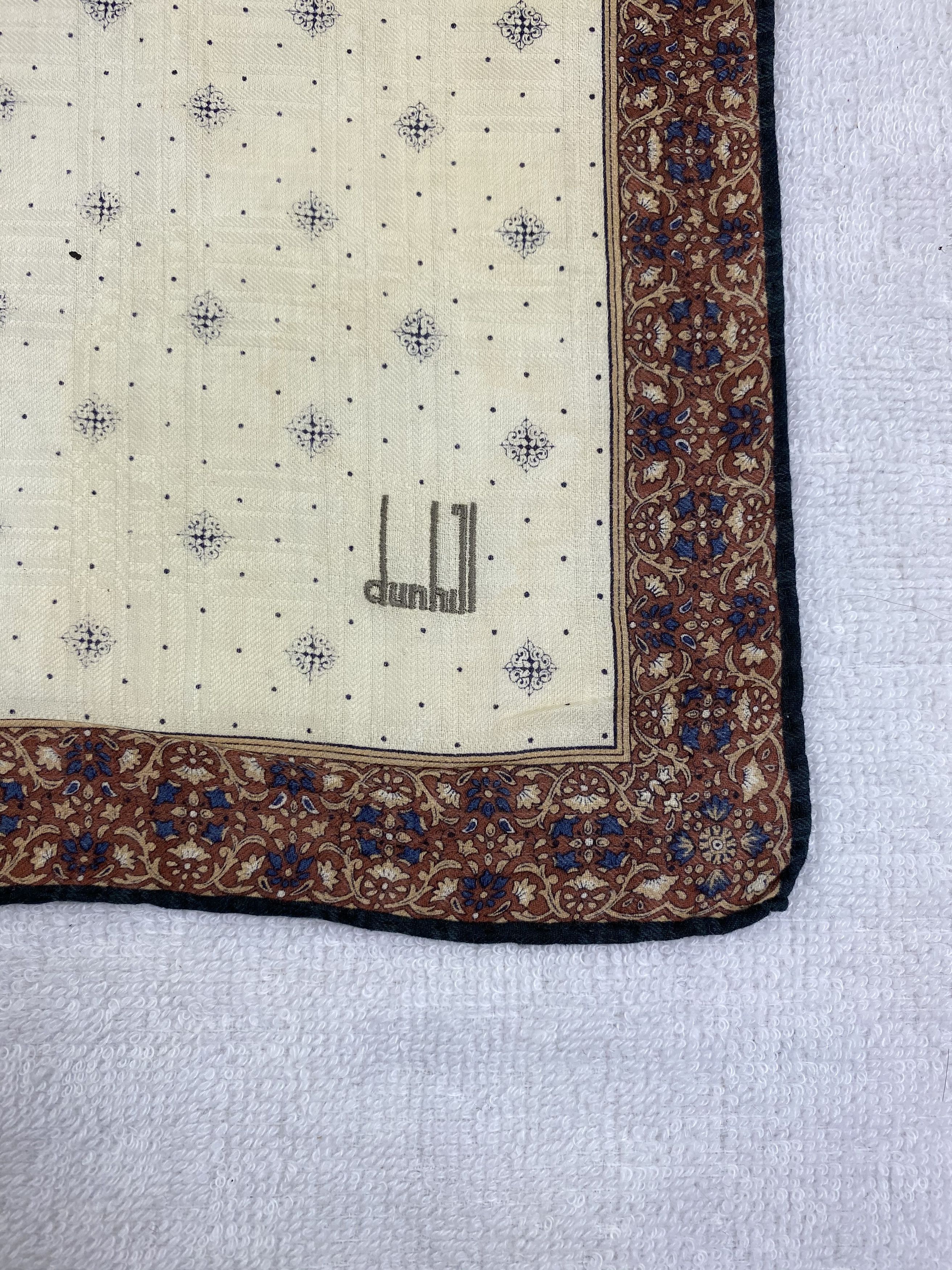 Alfred Dunhill × Vintage Alfred Dunhill Handkerchief / Bandana / Neckerchief Size ONE SIZE - 5 Thumbnail