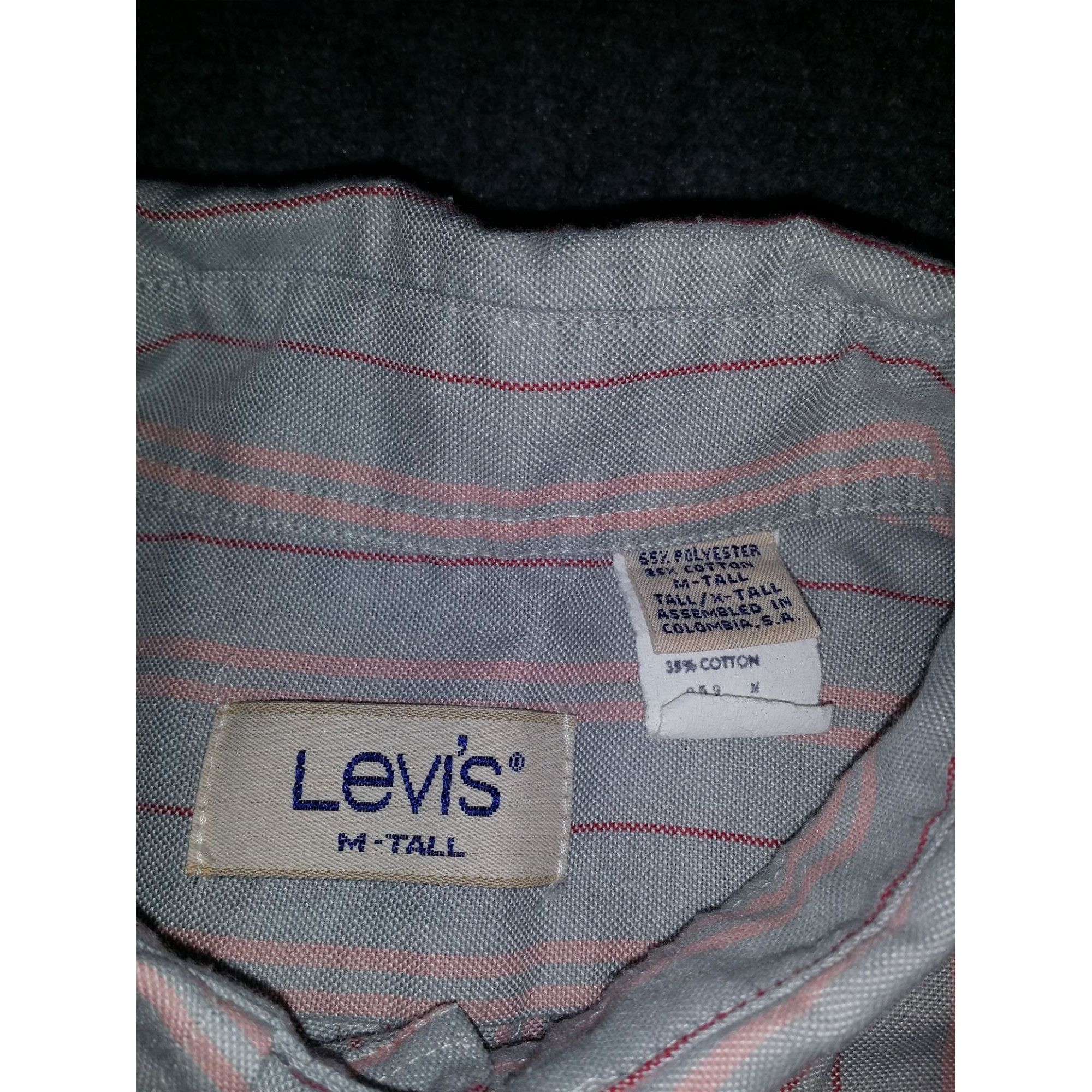 Levi's Vintage Levi's Button Up Shirt Sz M - Tall Striped 80s Every Size US M / EU 48-50 / 2 - 6 Thumbnail