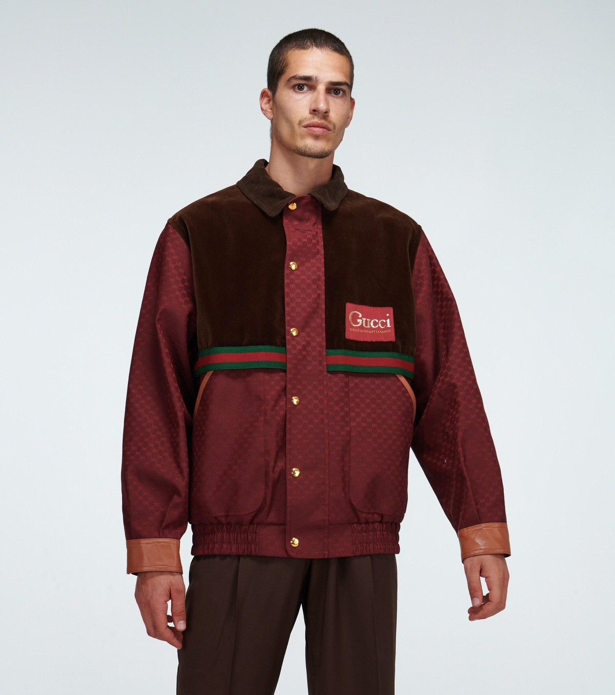 Gucci Gucci Quelle Qu’en Soit La Saison Monogram Jacket Size US S / EU 44-46 / 1 - 2 Thumbnail