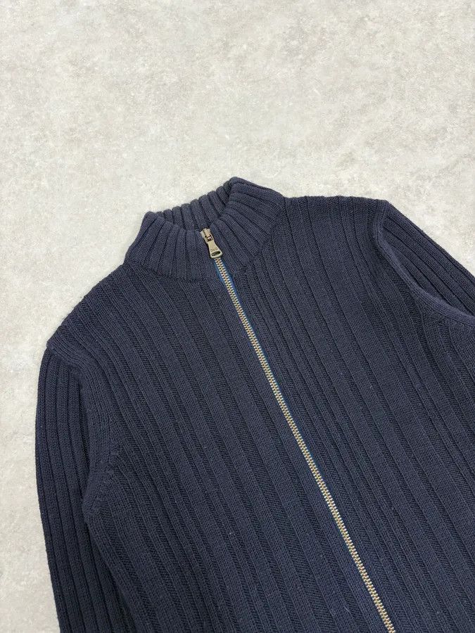 Dolce & Gabbana 2000s Dolce & Gabbana Navy Wool Zip-Up Sweater Size US S / EU 44-46 / 1 - 5 Thumbnail