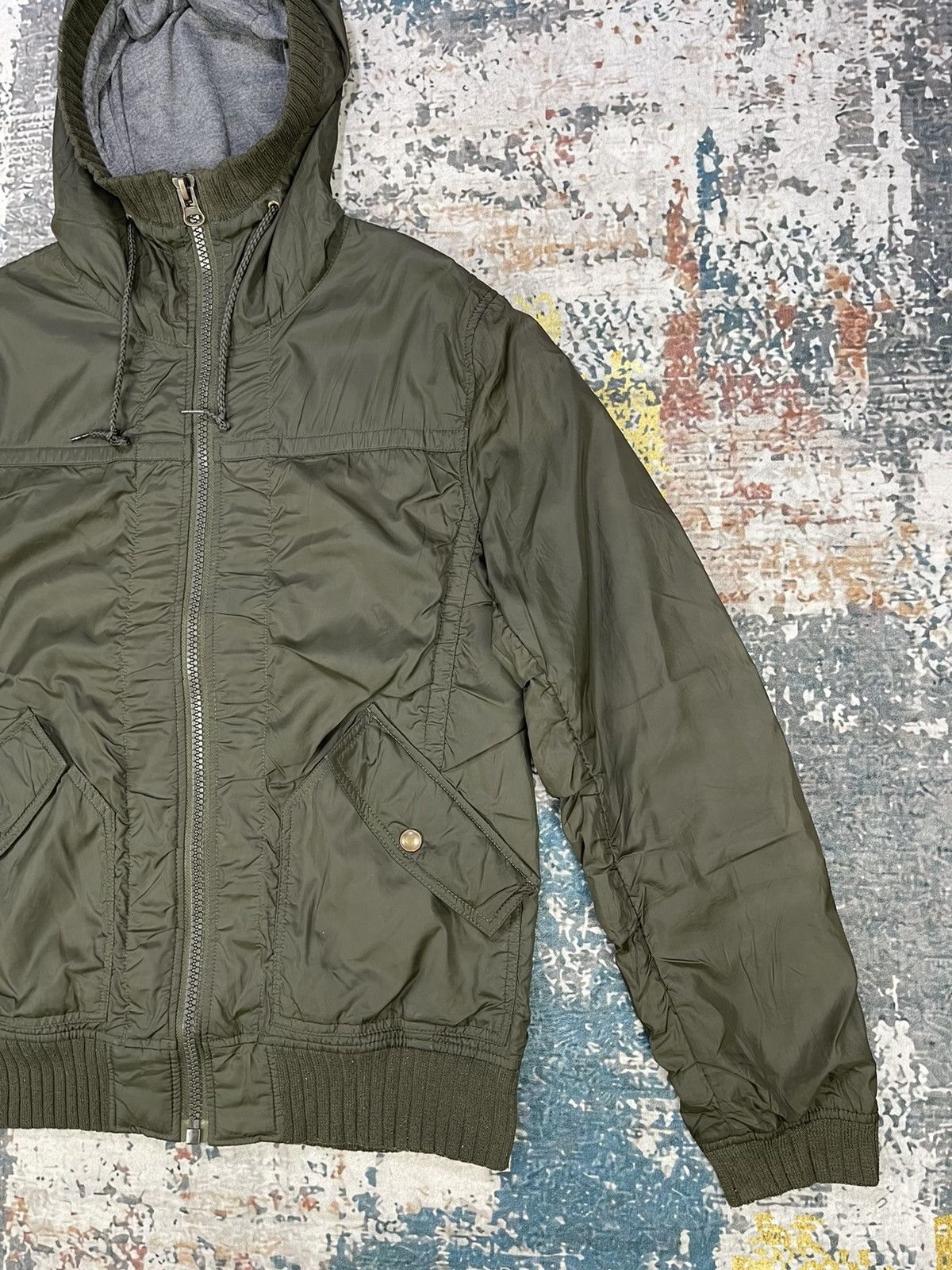 George George Slim Fit Blanket Lining Nylon Jacket Size US M / EU 48-50 / 2 - 4 Thumbnail