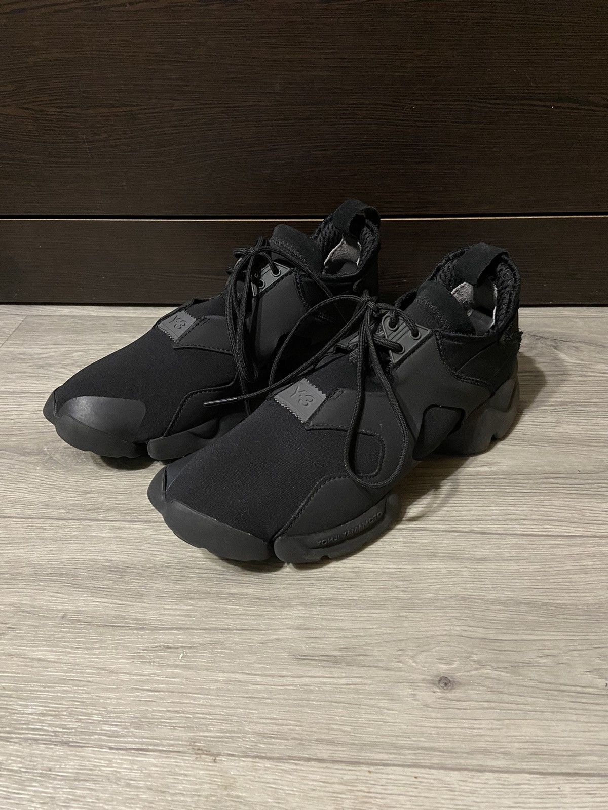 Y-3 Y-3 by Yohji Yamamoto KOHNA Sneakers Black Neoprene Shoes Size US 8.5 / EU 41-42 - 4 Thumbnail