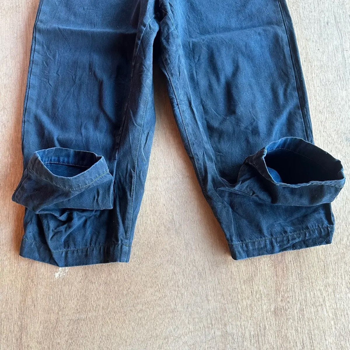 Maison MIHARA YASUHIRO RARE 💥 VINTAGE DOUBLE WAIST/LEGS DESIGNER BAGGY JEANS PANTS Size US 30 / EU 46 - 7 Thumbnail
