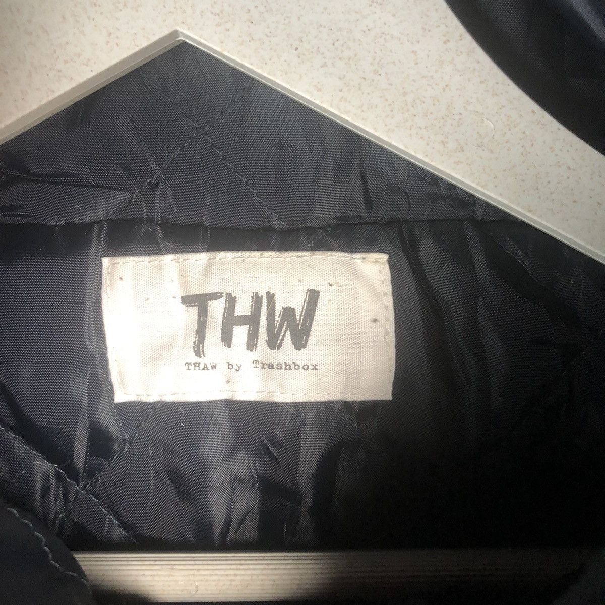 Japanese Brand THW Dark Blue Bombers Jacket #A14 Size US M / EU 48-50 / 2 - 9 Thumbnail
