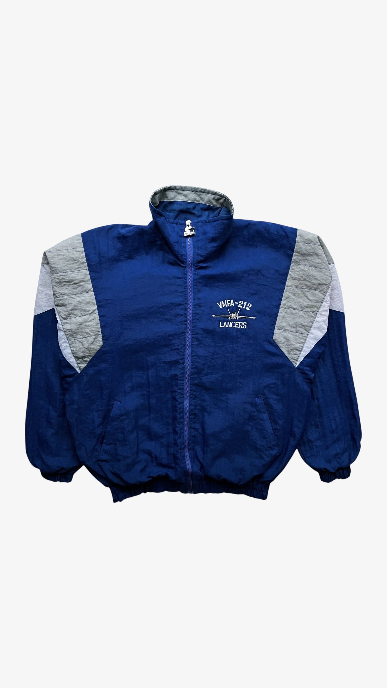 Starter Vintage 90s Men's Starter USA Marine Corps Lancers Jacket Size US XXL / EU 58 / 5 - 2 Thumbnail