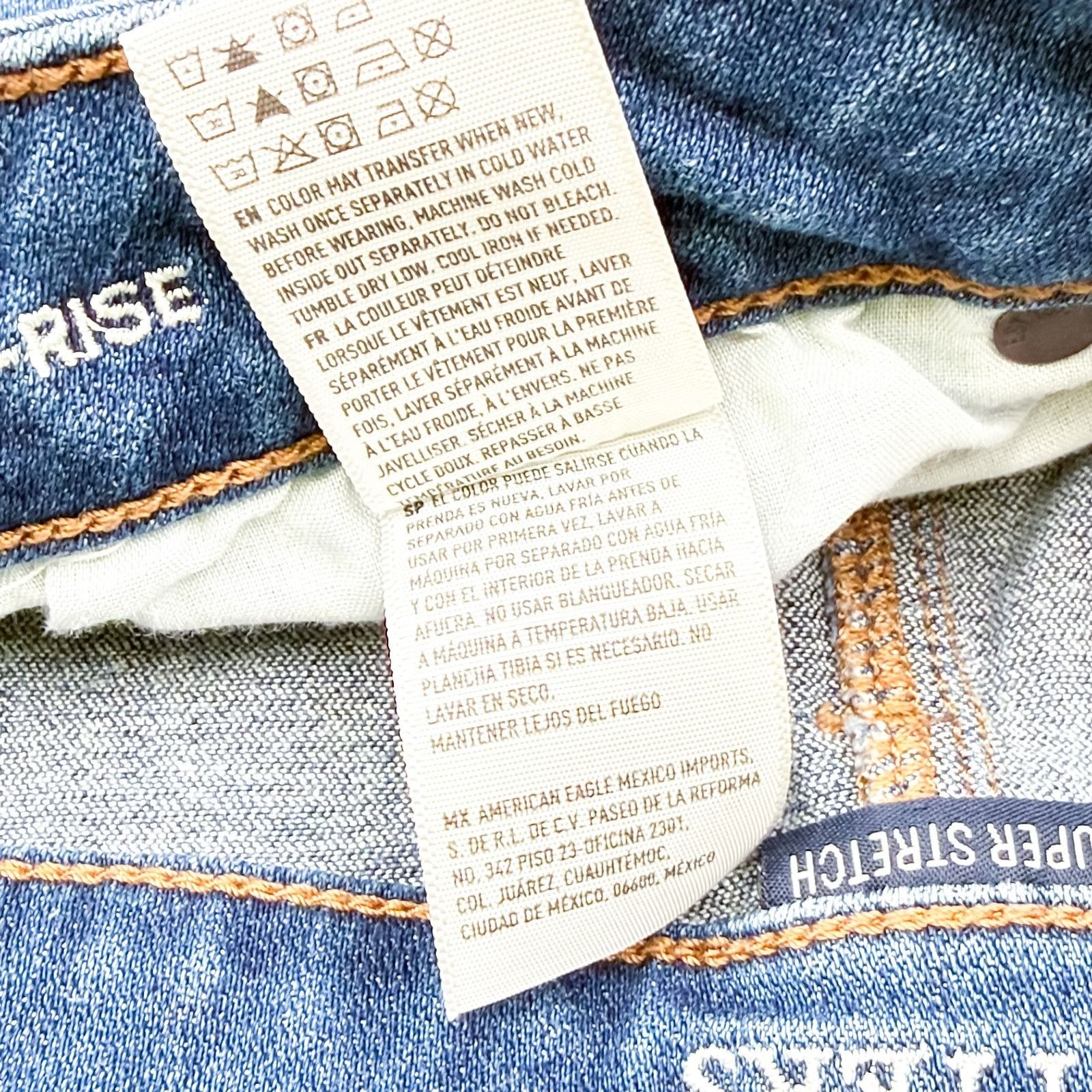 American Eagle Outfitters American Eagle Hi-Rise Shorts Size 4 Shortie Next Level Stre Size 26" / US 2 / IT 38 - 6 Thumbnail