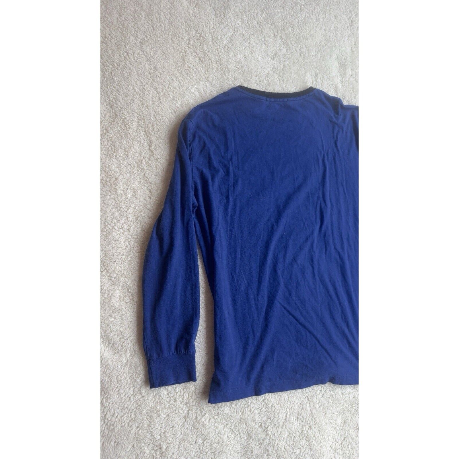 Ralph Lauren Polo Ralph Lauren Mens M Blue Long Sleeve Shirt Uni Crest Size US M / EU 48-50 / 2 - 14 Thumbnail