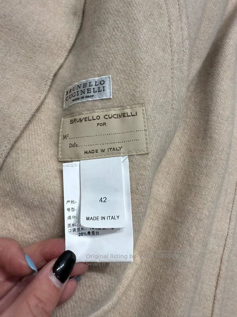 Brunello Cucinelli Brunello Cucinelli Double-breasted Coat Size S / US 4 / IT 40 - 6 Thumbnail