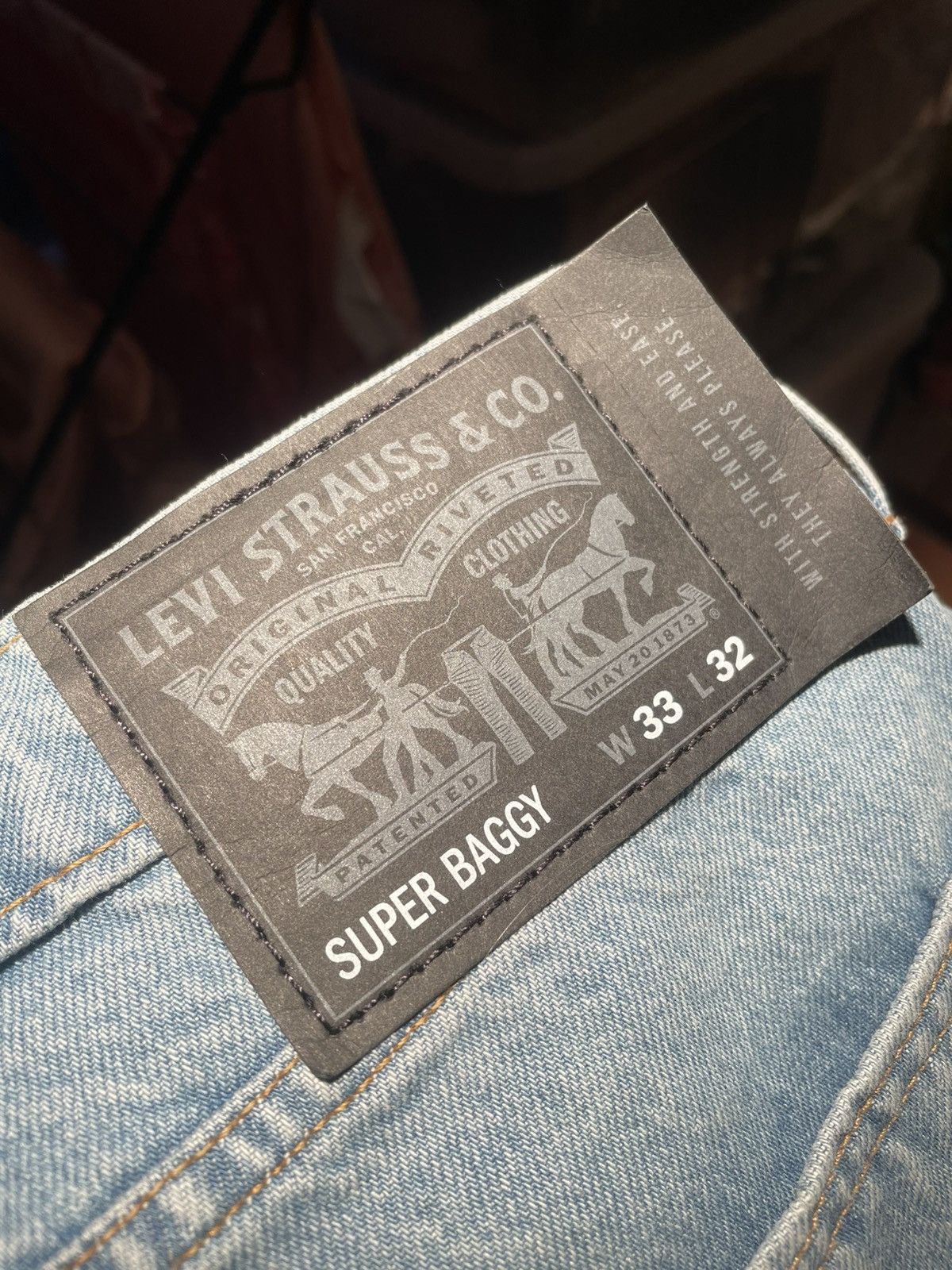 Levi's Levi’s Super Baggy Skate Jeans with Cordura Size US 33 - 5 Thumbnail
