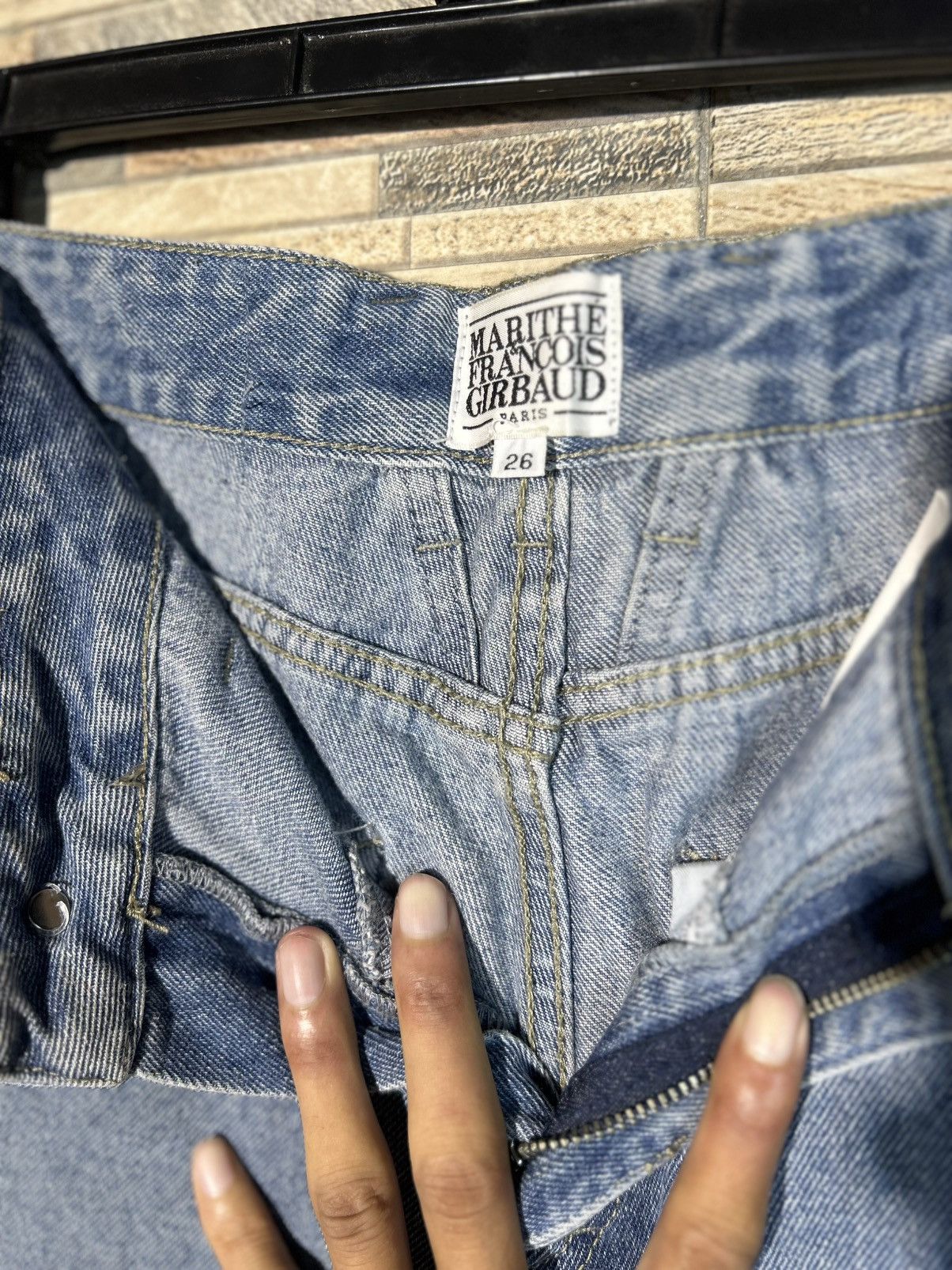 Marithe + Francois Girbaud Vintage Maritthe Francois Girbaud denim pant Size US 27 - 3 Thumbnail