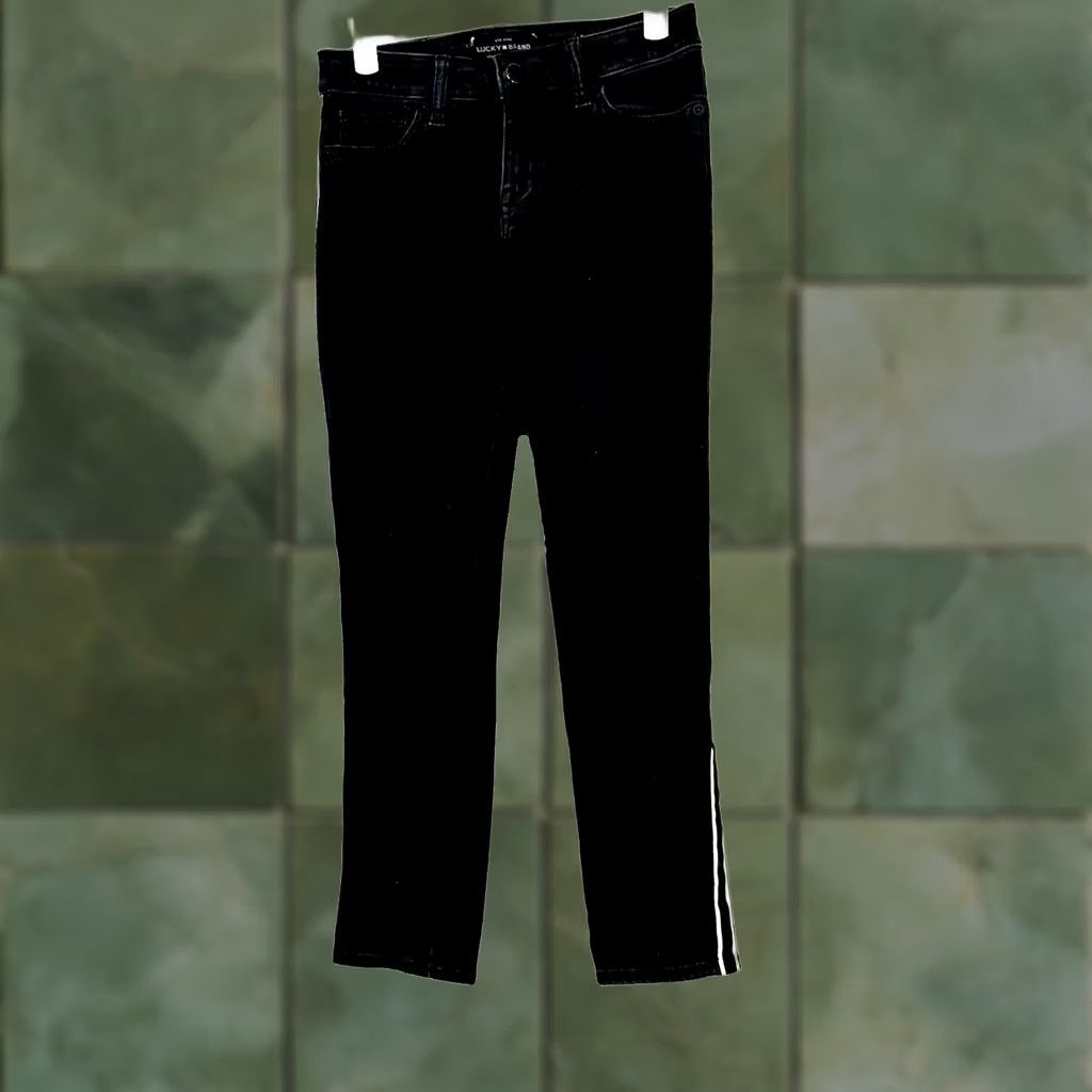 Lucky Brand Lucky Brand Lolita Skinny Jeans Women's 0/25 Black Denim Low Rise Skinny Jeans Size 25" / US 0 / IT 36 - 1 Thumbnail