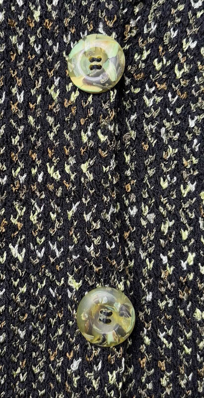 Other VTG Ball of Cotton Sweater Women Large Fringe Lace Trim Silk Size L / US 10 / IT 46 - 8 Thumbnail