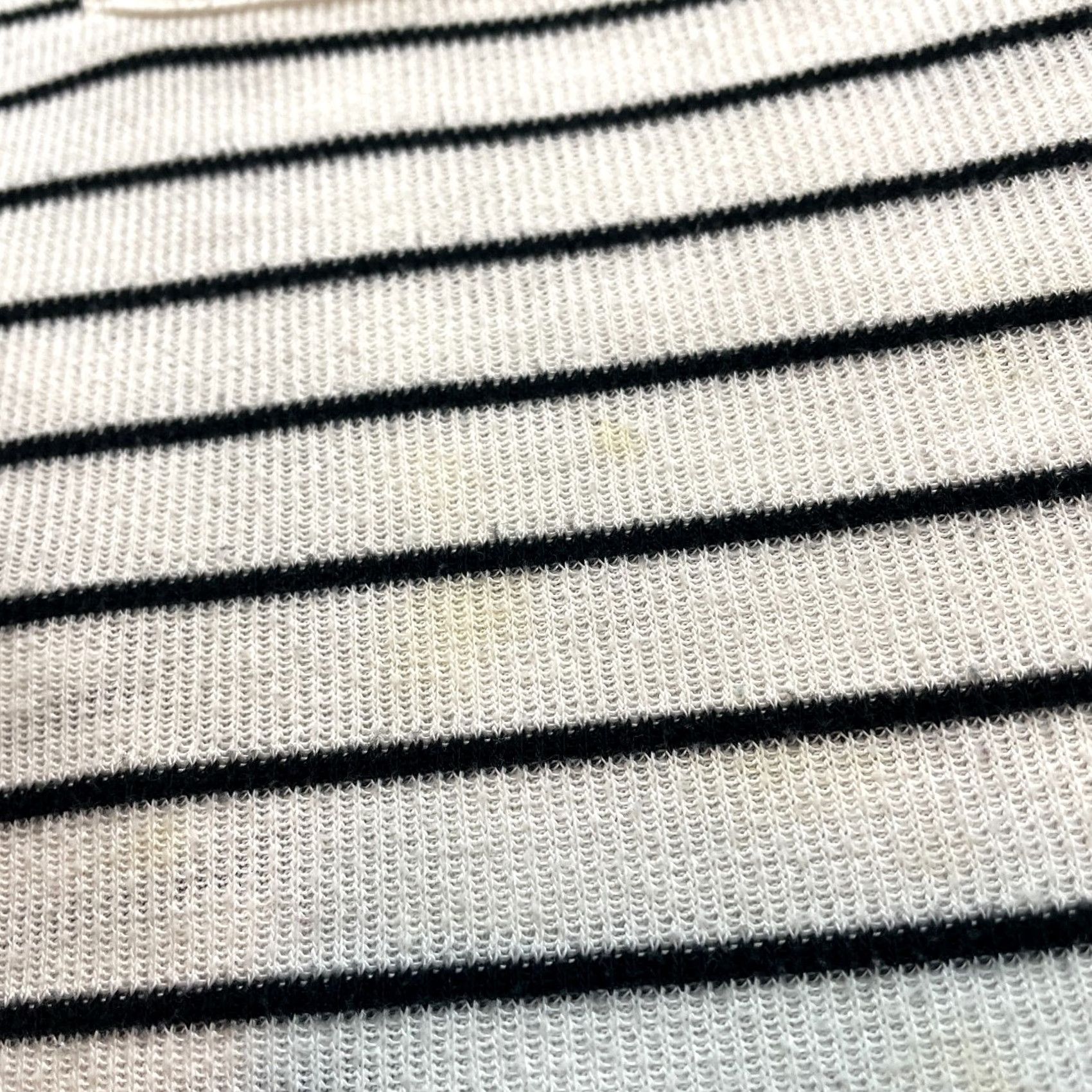 Vintage VINTAGE Unbranded Shirt Womens 28W Plus White Black Striped Short Sleeve Square Neck T-Shirt Casual Womens Size 4XL / US 24-26 - 6 Thumbnail