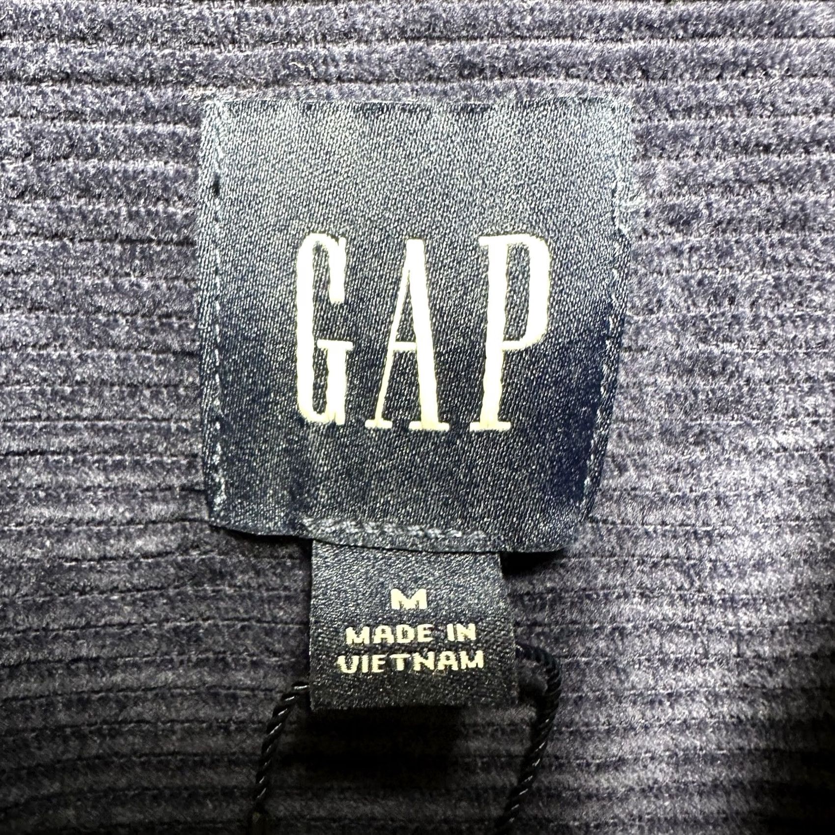 Gap GAP Shirt Mens Medium Eclipse Blue Button Up Corduroy Long Sleeve Size US M / EU 48-50 / 2 - 6 Thumbnail