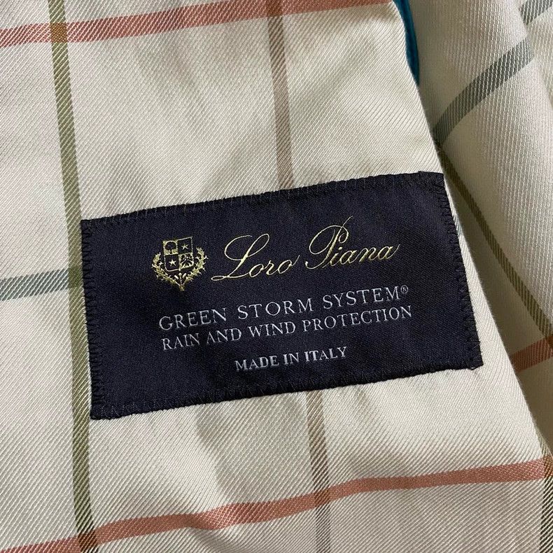 Loro Piana LORO PIANA Tech fabric padded jacket in blue green Green S Size US S / EU 44-46 / 1 - 7 Thumbnail