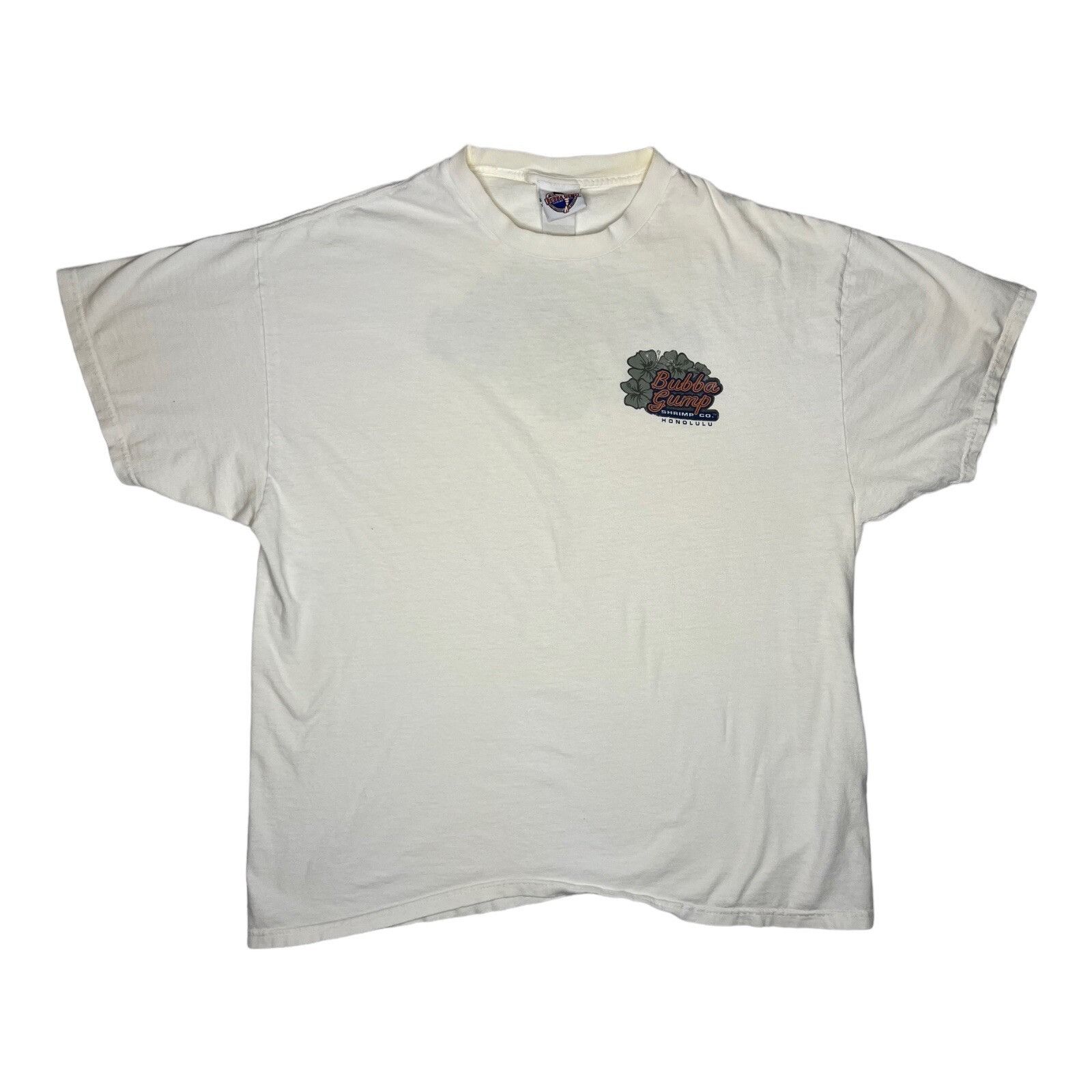 Other Vintage Bubba Gump T-Shirt Honolulu Hawaii White Size XL Size US XL / EU 56 / 4 - 1 Thumbnail