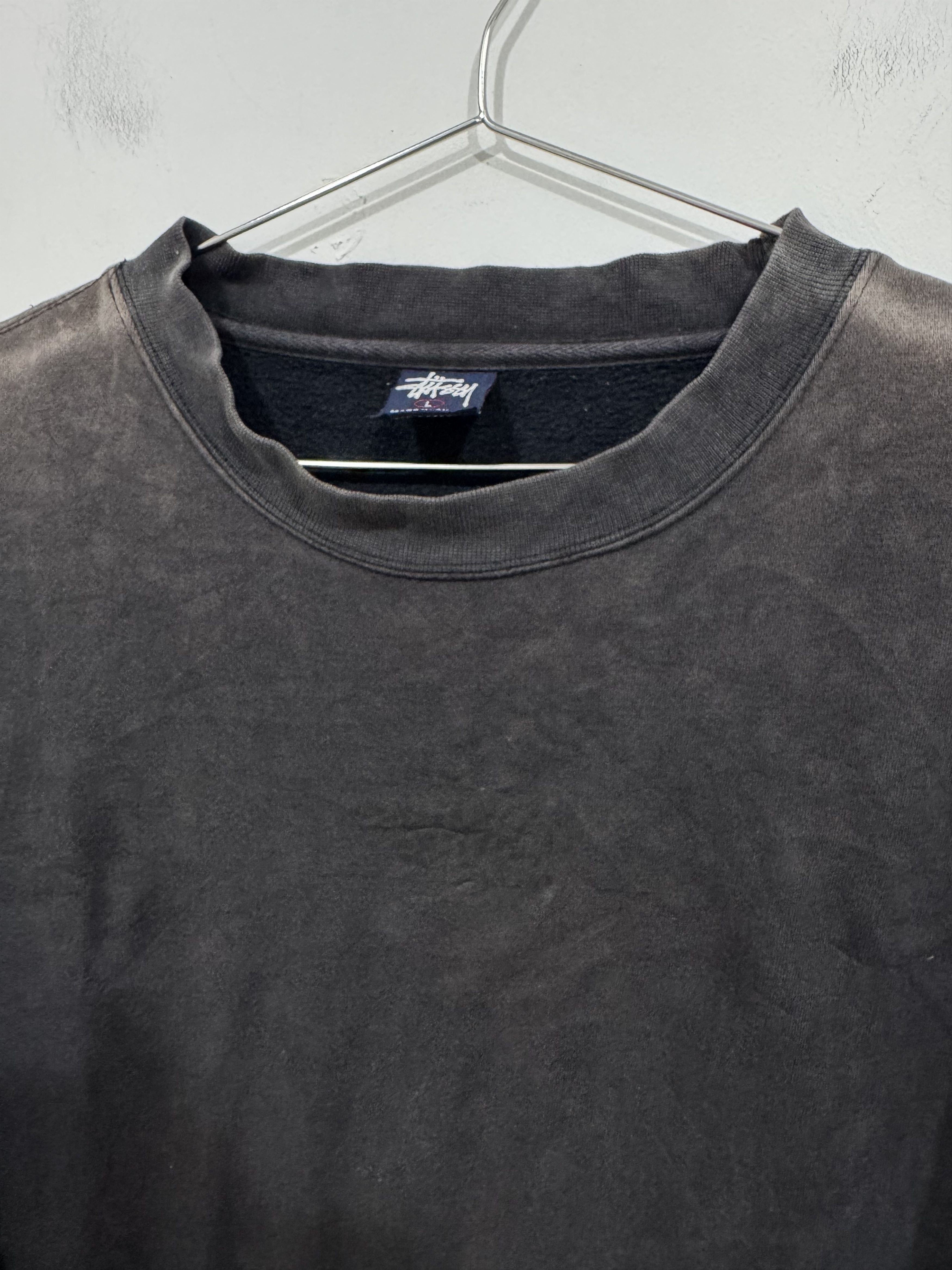 Stussy Distressed Stussy Sweatshirt Size US L / EU 52-54 / 3 - 2 Thumbnail