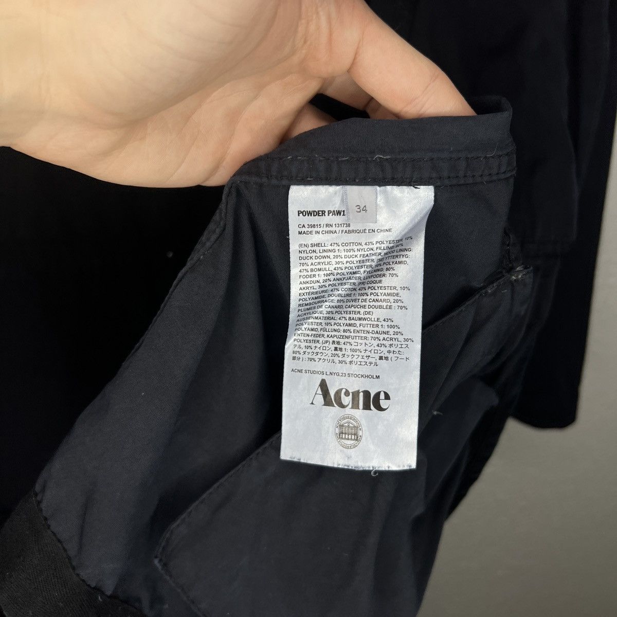 Acne Studios Acne Studios Parka Coat Puffer Jacket Powder Paw 13 Size US L / EU 52-54 / 3 - 19 Thumbnail