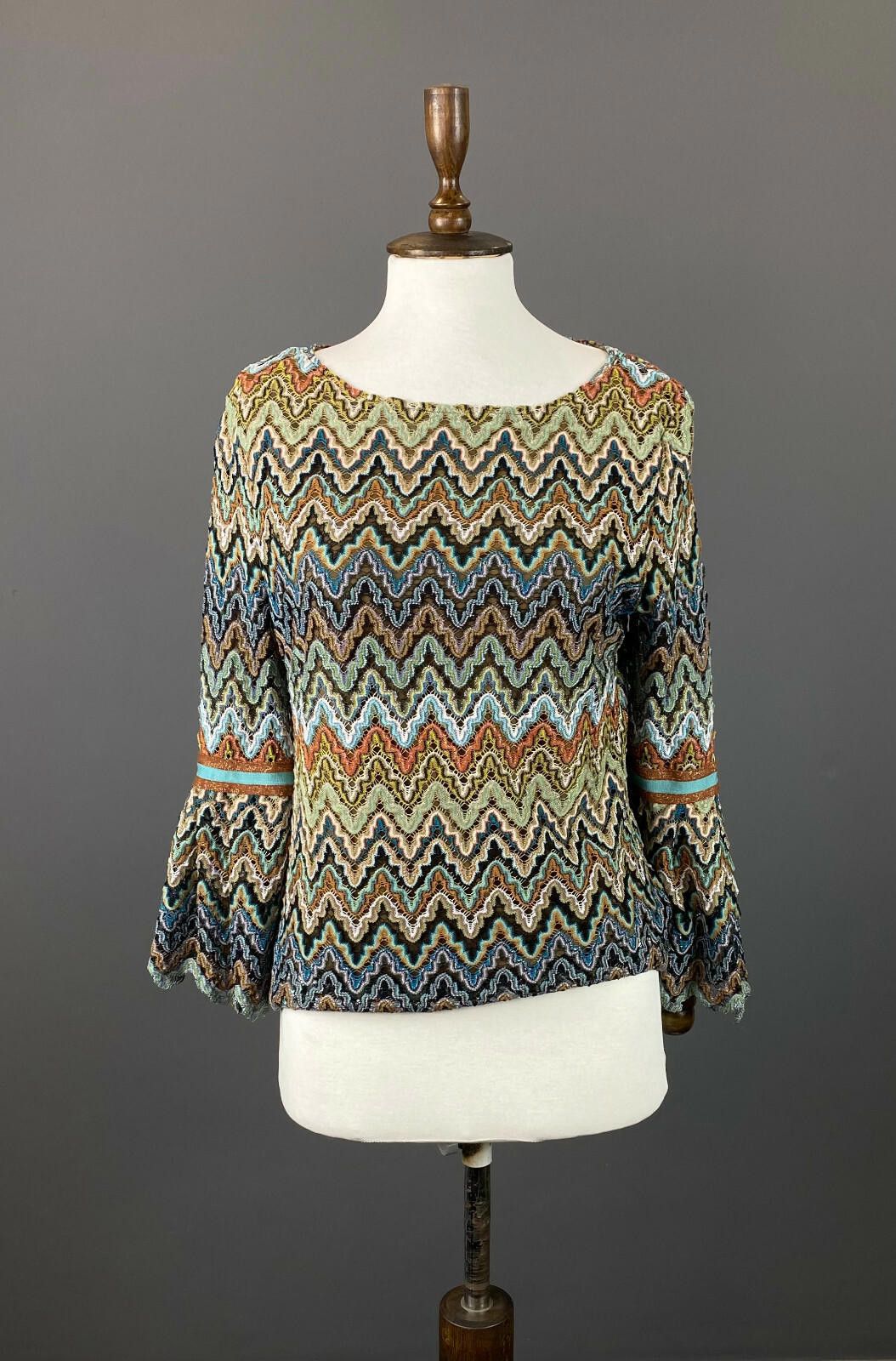 Designer Ana Alcazar Multicolor Geometric Pullover Sweater Size 38 Size M / US 6-8 / IT 42-44 - 1 Thumbnail