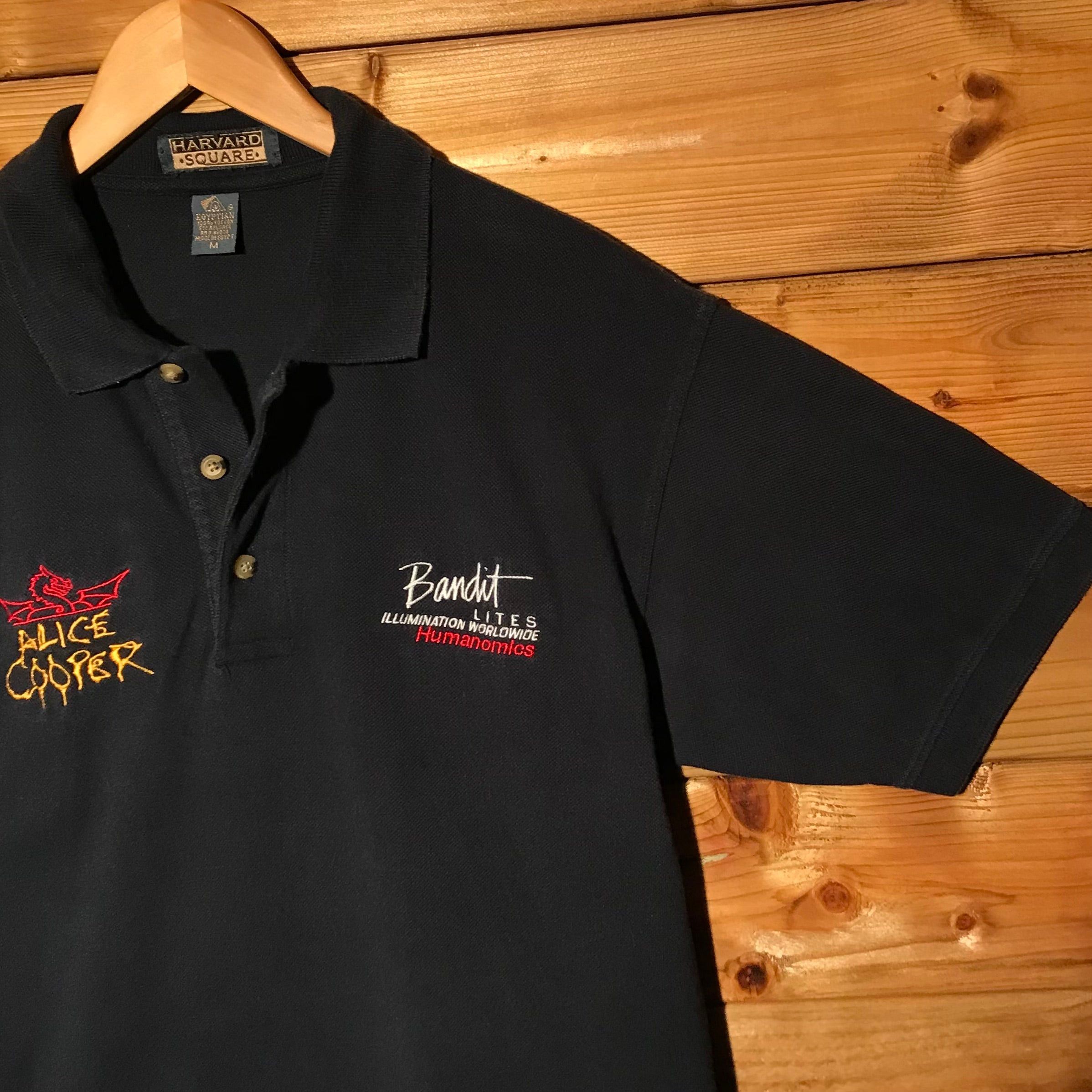 Band Tees × Vintage 80s Alice Cooper Tour Lightning Crew Staff polo shirt Size US M / EU 48-50 / 2 - 6 Thumbnail