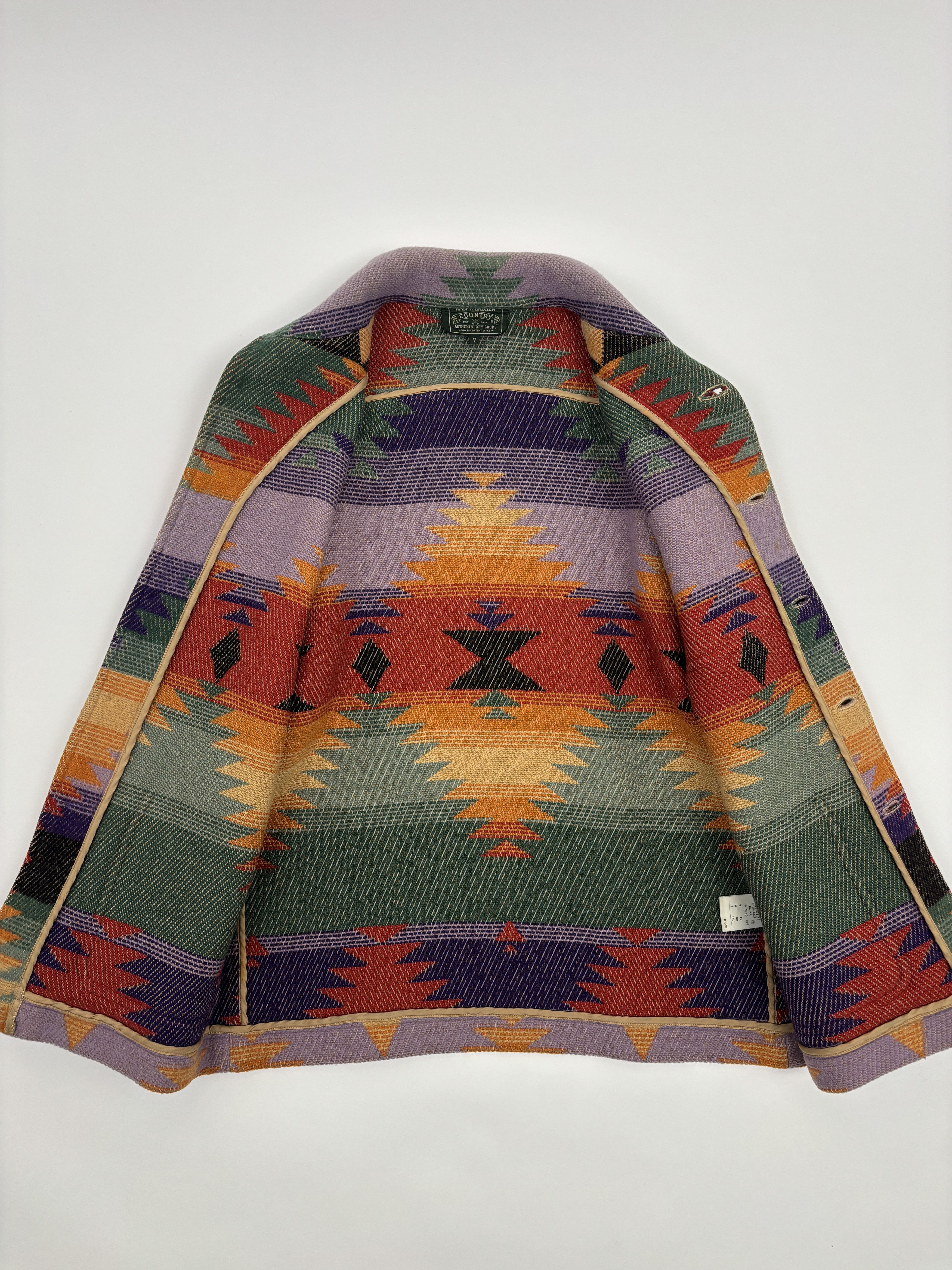 Ralph Lauren Ralph Lauren Country Native Rug Jacket Size M / US 6-8 / IT 42-44 - 8 Thumbnail