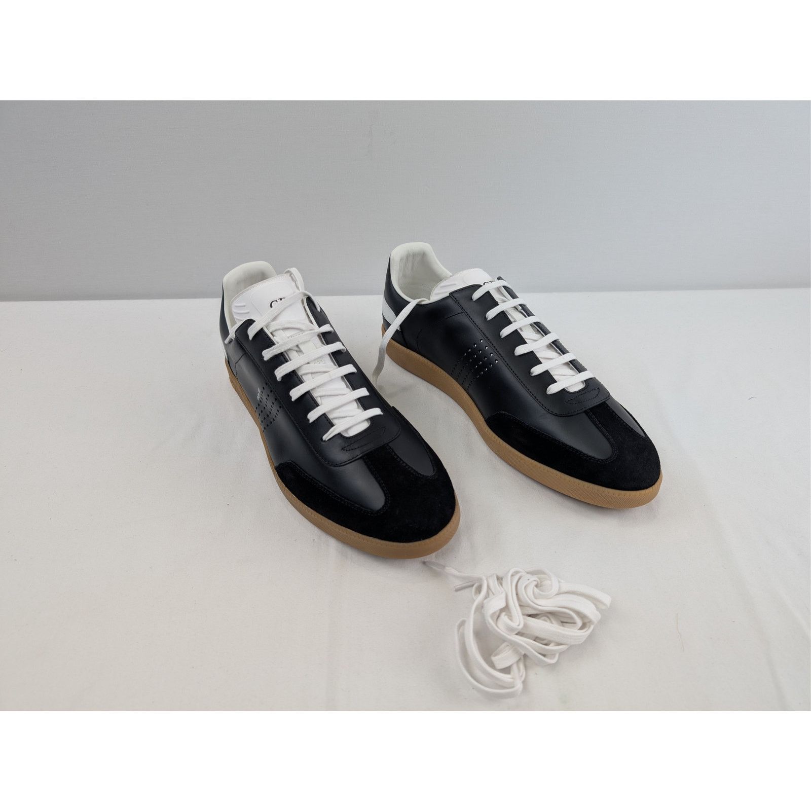 Dior o1rshd1 B01 Brown Sole Sneakers in Black/White Size US 13 / EU 46 - 6 Thumbnail