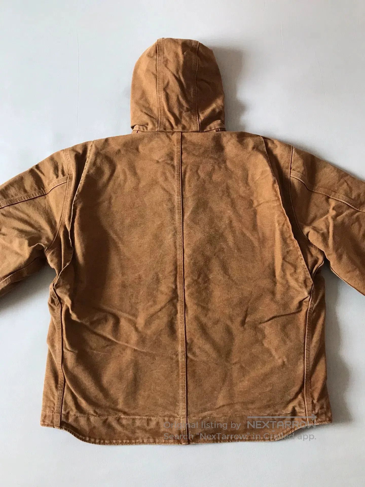 Carhartt Carhartt J141 Brown Hooded Work Jacket. Size US XL / EU 56 / 4 - 5 Thumbnail