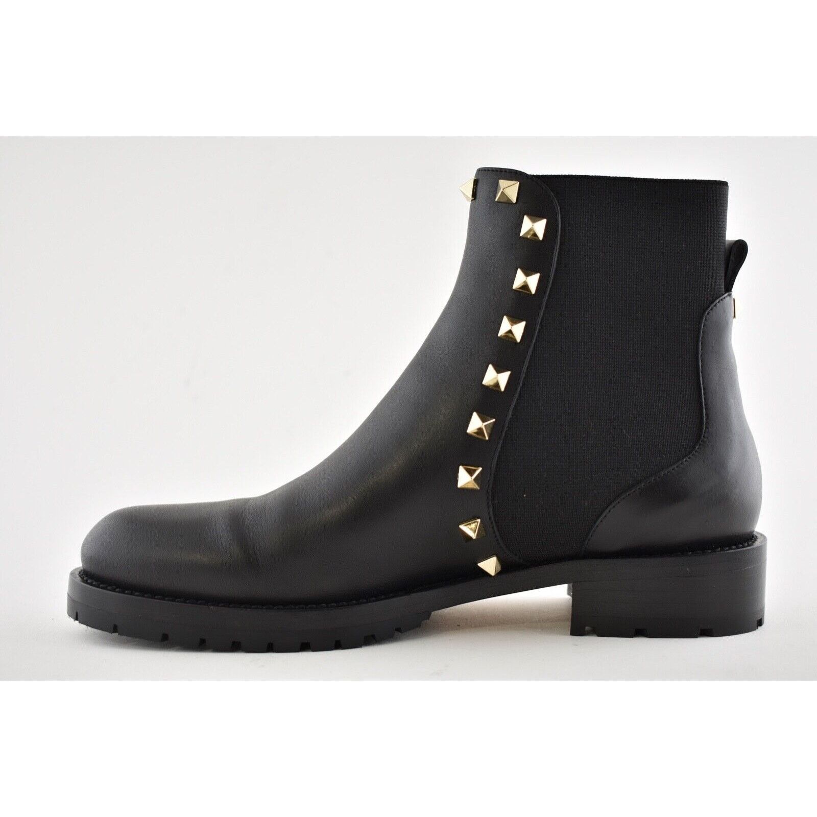 Valentino Valentino Rockstud Chelsea 20mm Black Leather Stud Heel Size US 11 / IT 41 - 9 Thumbnail