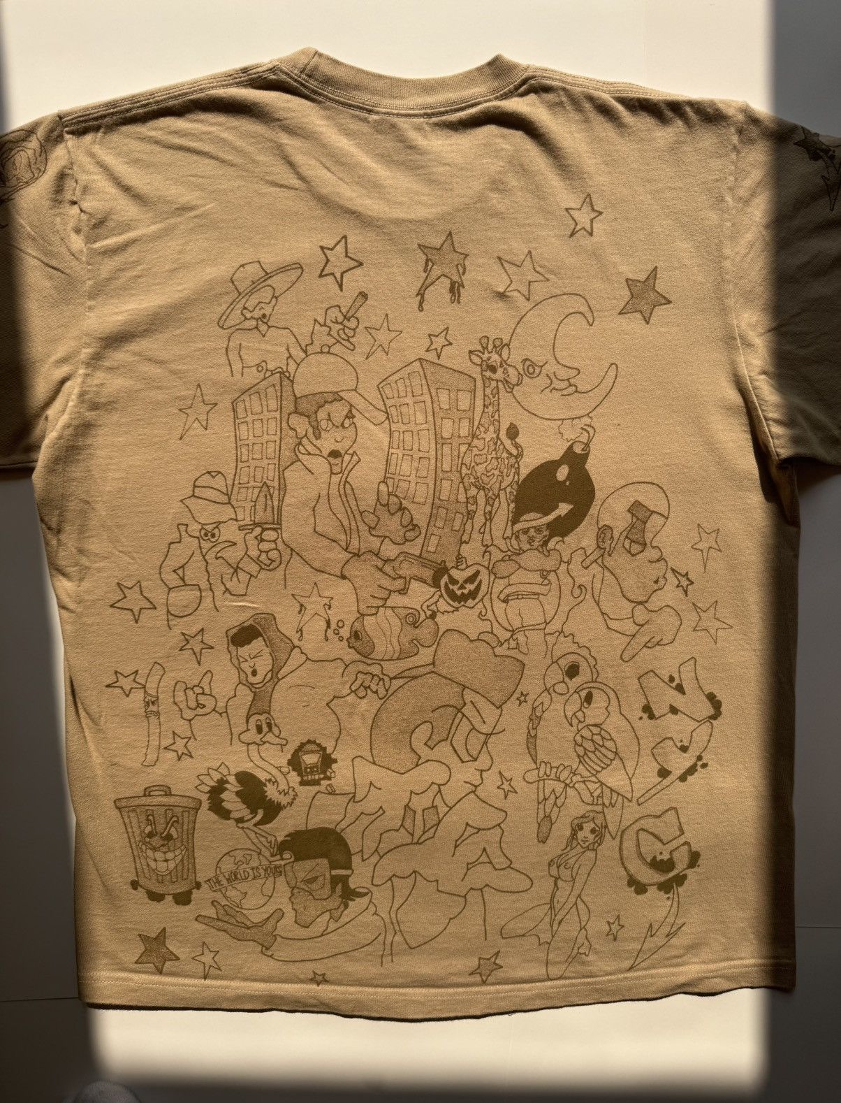 Cartoon Network × Supreme Supreme Tan Cartoon Chaos Tee Size US M / EU 48-50 / 2 - 2 Thumbnail