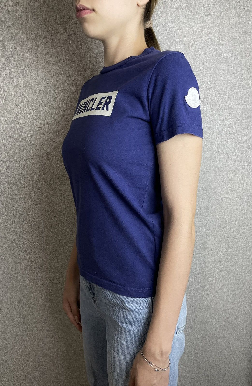Moncler Moncler Maglia Big Logo T-Shirt 12/152 Size XS / US 0-2 / IT 36-38 - 5 Thumbnail