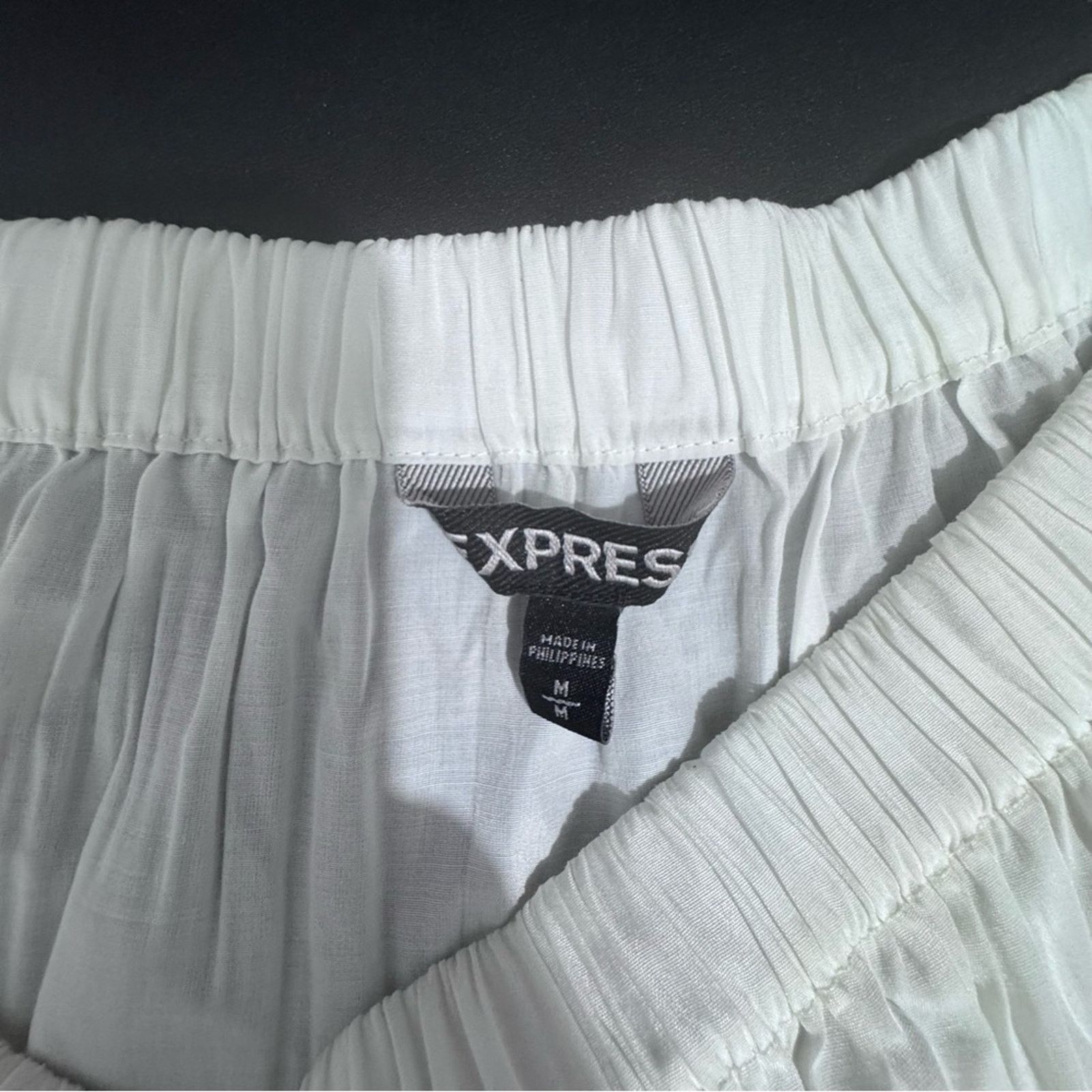 Express Express White Off the Shoulder Front Tie Top Womens Size Med Size M / US 6-8 / IT 42-44 - 14 Thumbnail