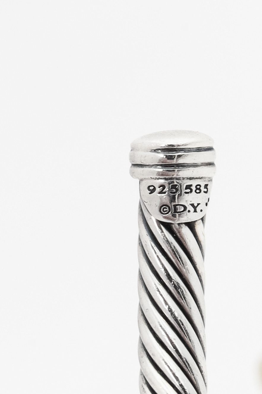 David Yurman David Yurman X Classic Cable Station Bracelet Size ONE SIZE - 4 Thumbnail