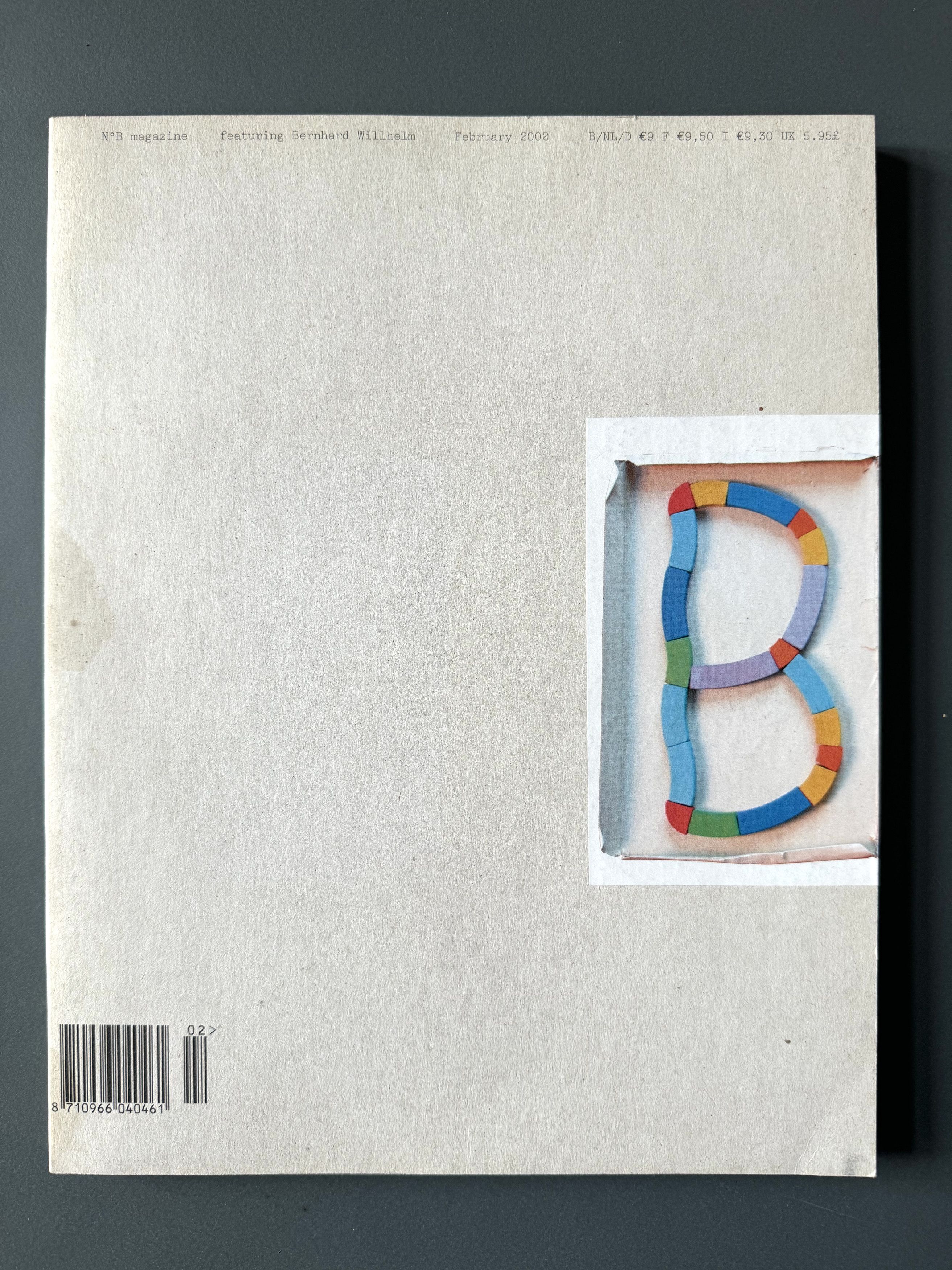 A magazine No.B Bernhard Willhelm ぼ*ん様 NO.A MAGAZINE #B
