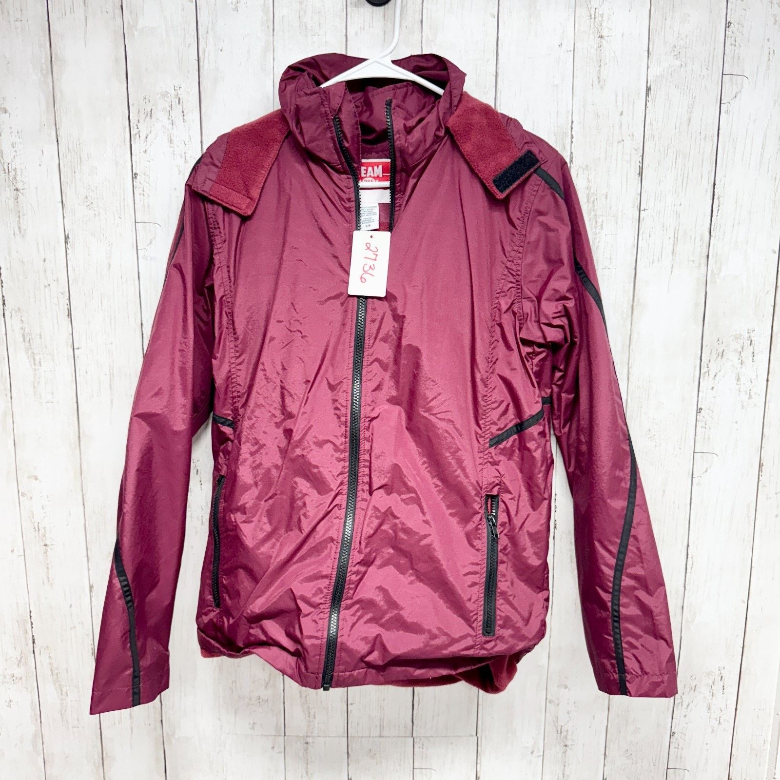 Other Team 365 Jacket Sz Small Full Zip Hooded Fleece Lined Coat Size US S / EU 44-46 / 1 - 1 Thumbnail