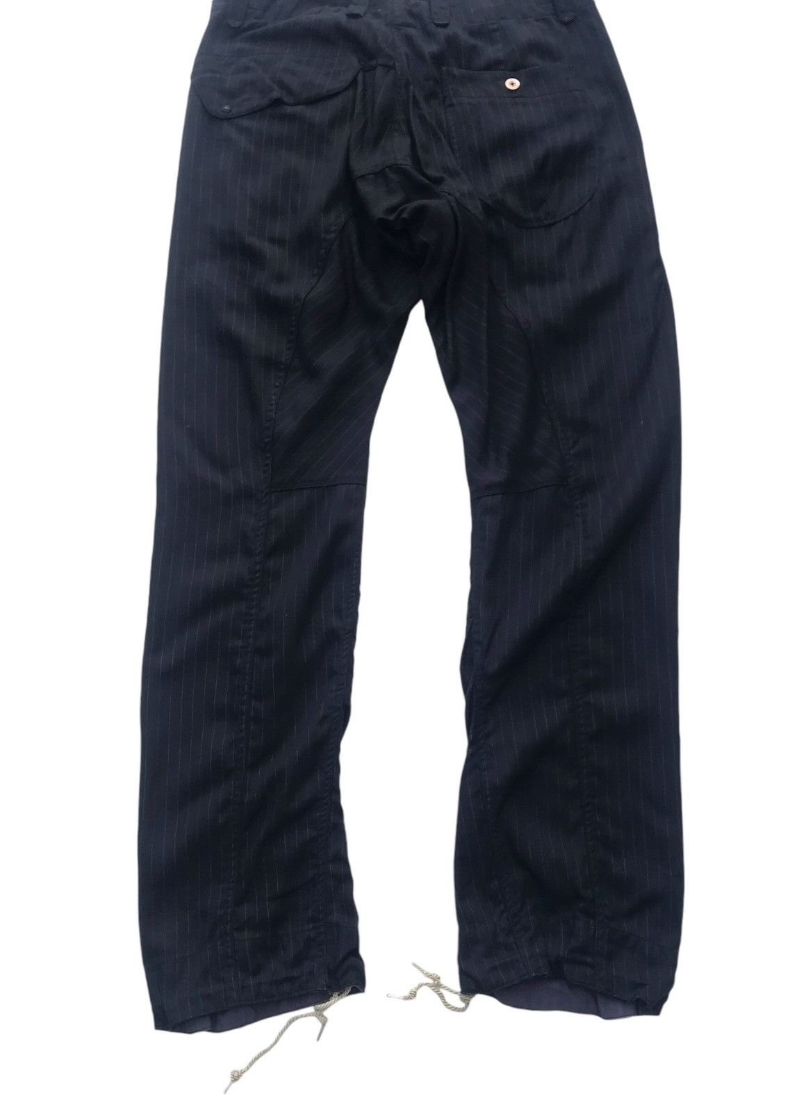 Japanese Brand Maktig Pinstripe Streetwear Fashion Light Pants Size US 31 - 11 Thumbnail
