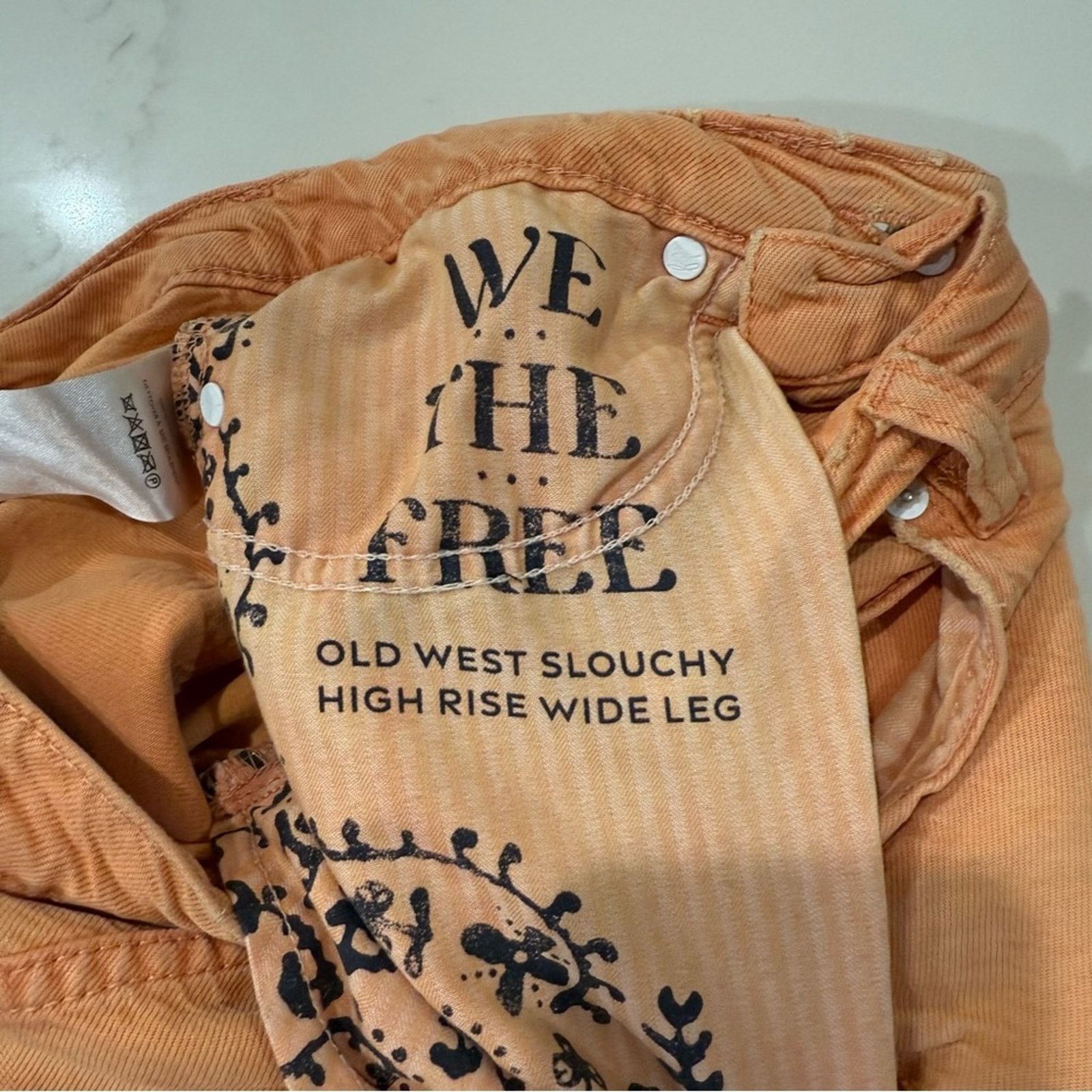 Free People Free People We The Free Old West Slouchy Pants Womens 25 Size 25" / US 0 / IT 36 - 9 Thumbnail