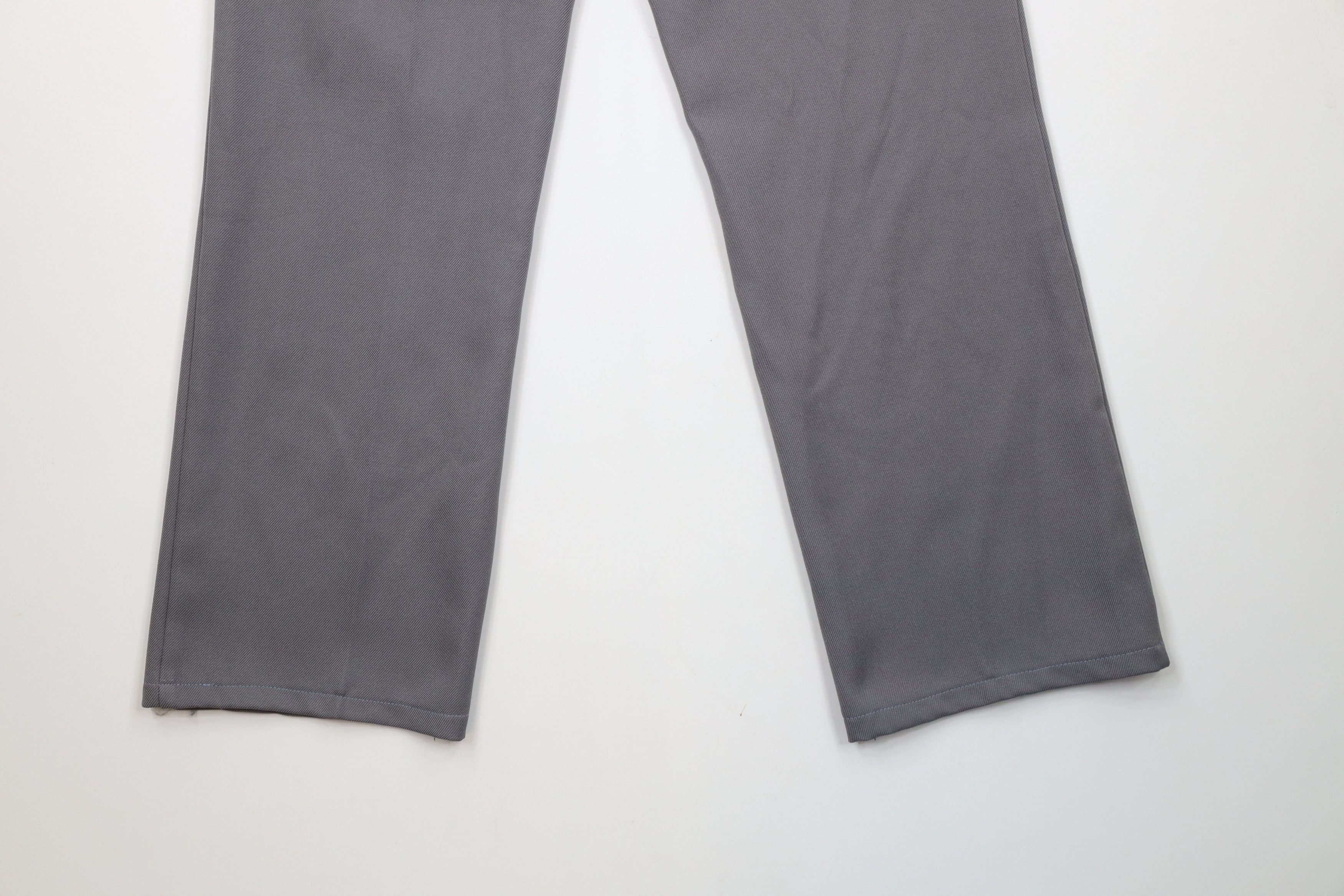 Vintage Vintage 90s Streetwear Knit Flared Wide Leg Chino Pants Gray Size US 34 / EU 50 - 13 Thumbnail