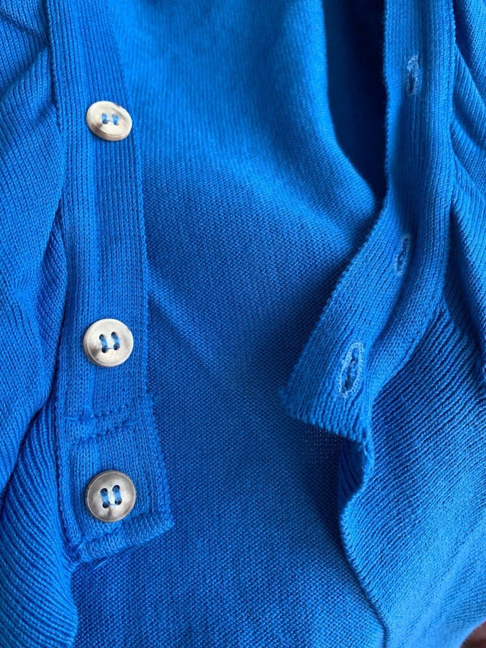 Romeo Gigli Romeo Gigli Man Blue Knit Cotton V-Neck Sleeveless Vest Size US M / EU 48-50 / 2 - 14 Thumbnail