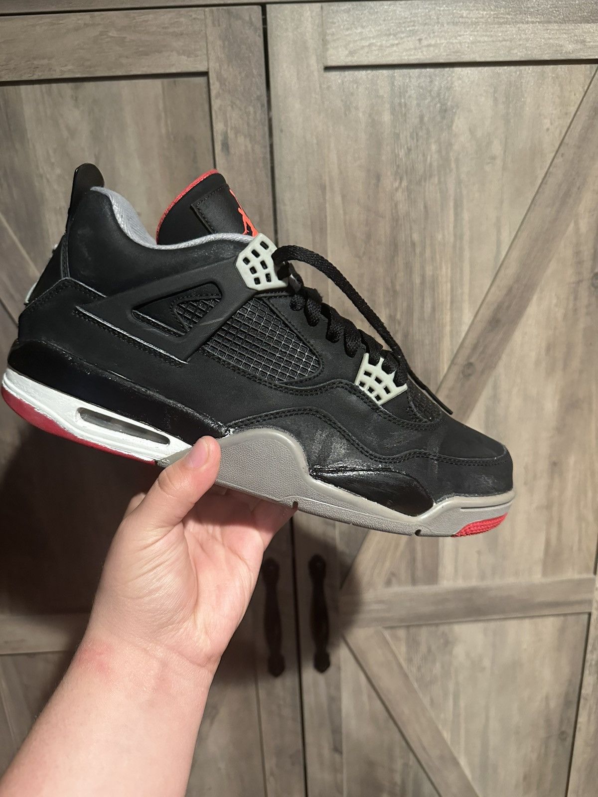 Jordan Brand × Nike 2012 Jordan 4 bred Size US 10.5 / EU 43-44 - 1 Thumbnail