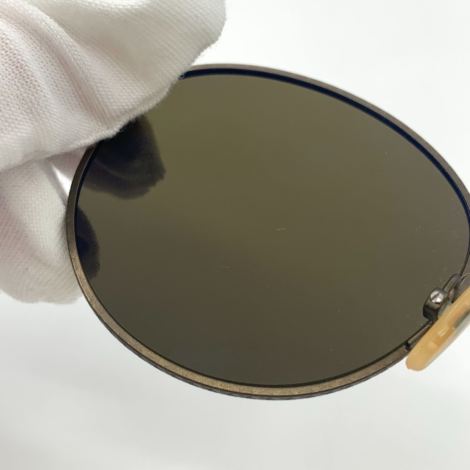 Bottega Veneta Bottega Veneta Oval Sunglasses With Green Lenses Size ONE SIZE - 9 Thumbnail