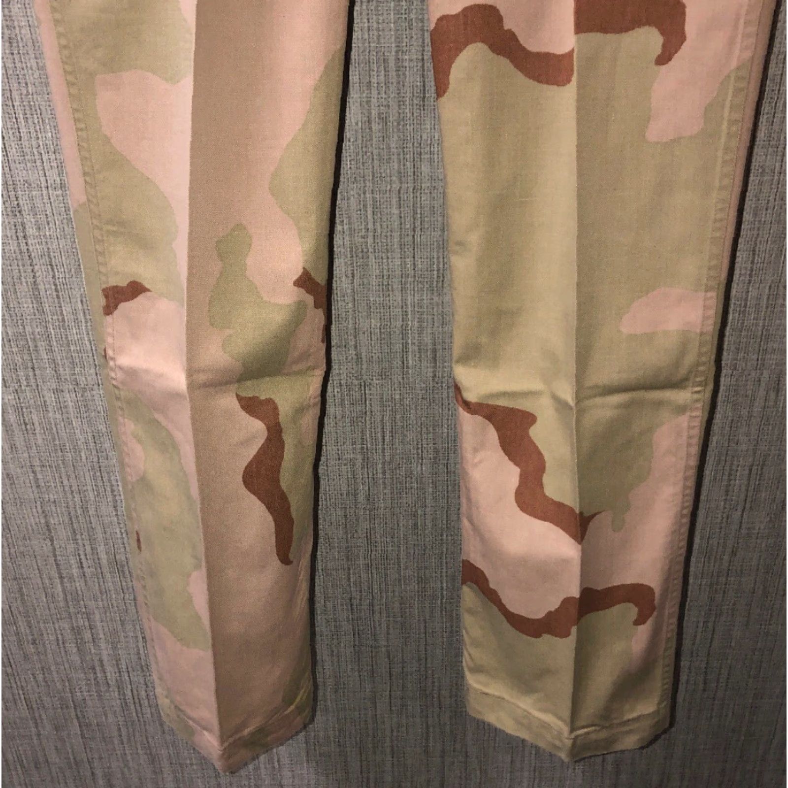 Vintage VINTAGE Mens Beige Camouflage Military Pants Size XS Long Size US 27 - 3 Thumbnail