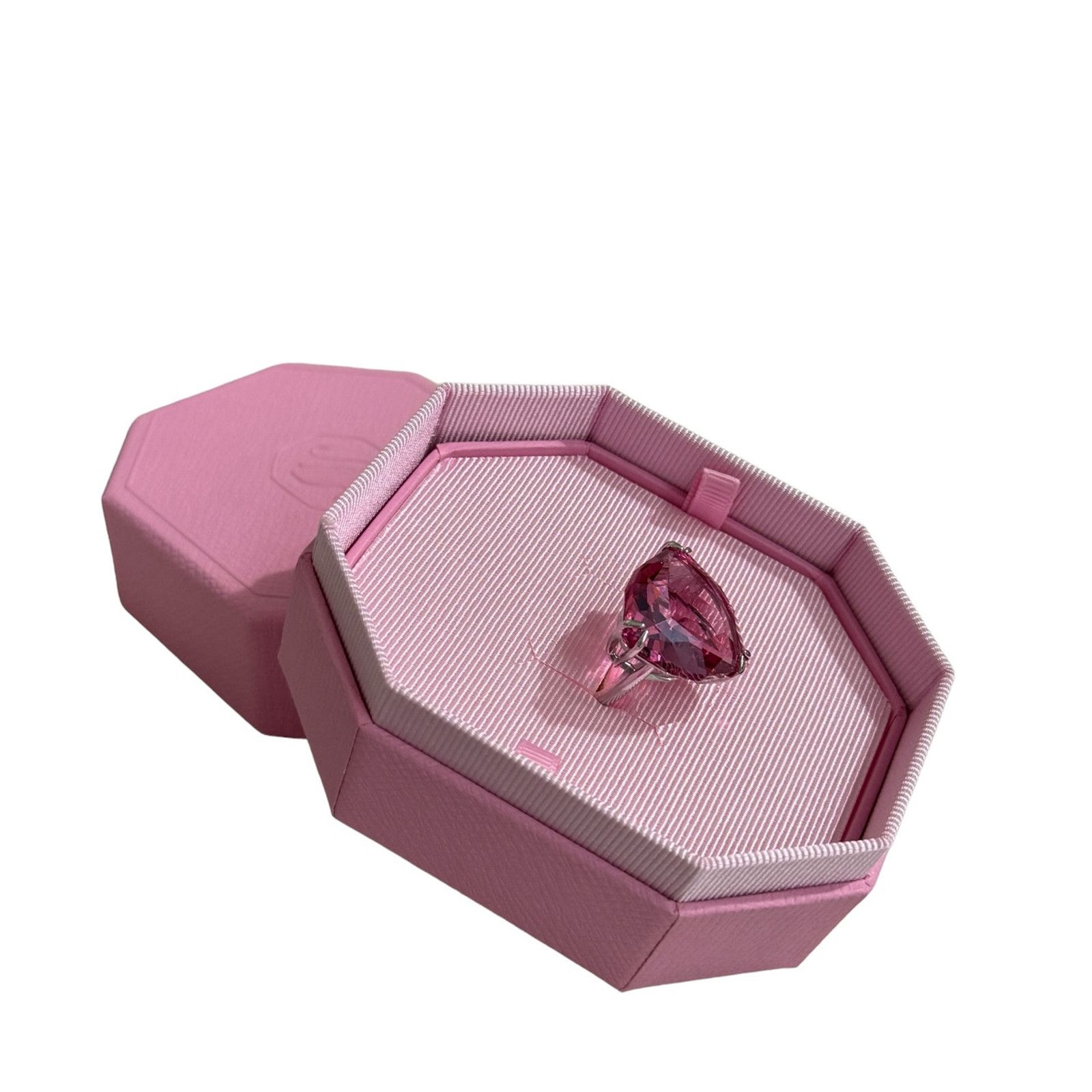 Swarovski Swarovski Millenia cocktail ring Trilliant cut, Pink 50 / 5 Size ONE SIZE - 3 Thumbnail