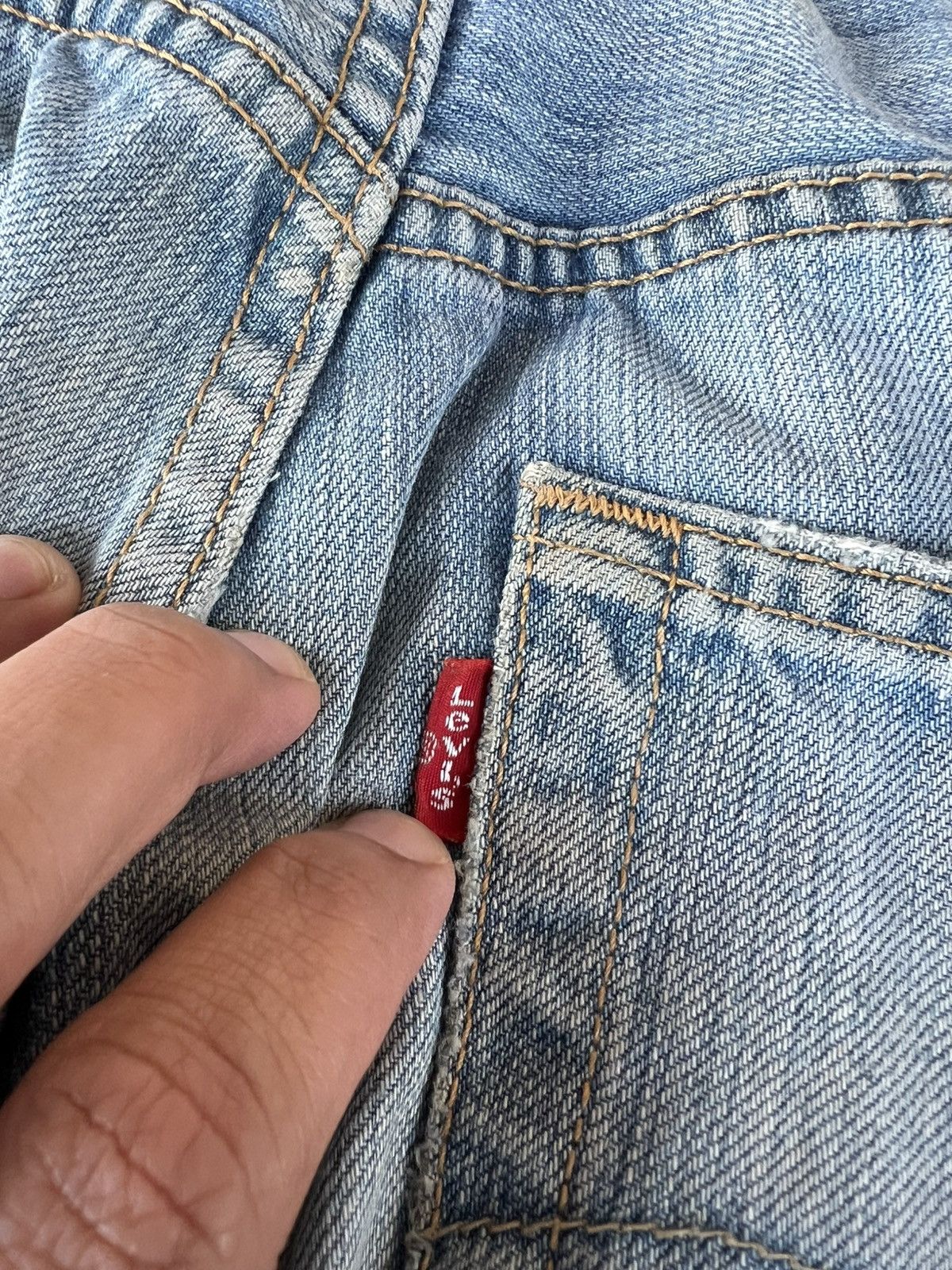 Japanese Brand × Levi's × Levi's Vintage Clothing 💥Rare💥Vintage Levis 501 Distress Jeans Size US 31 - 18 Thumbnail