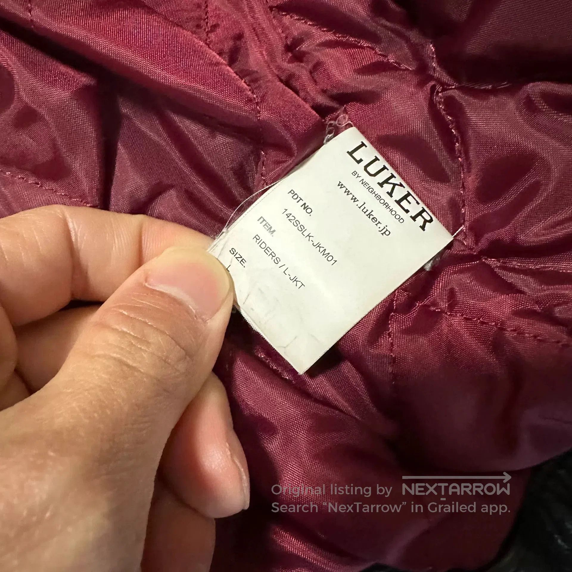 Neighborhood Neighborhood Luker Leather Motorcycle Jacket. Size US L / EU 52-54 / 3 - 9 Thumbnail