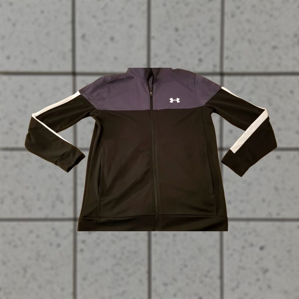 Under Armour Under Armour Jacket Mens S Black Athletic Gym Workout Polyester Basic Jacket Size US S / EU 44-46 / 1 - 1 Thumbnail