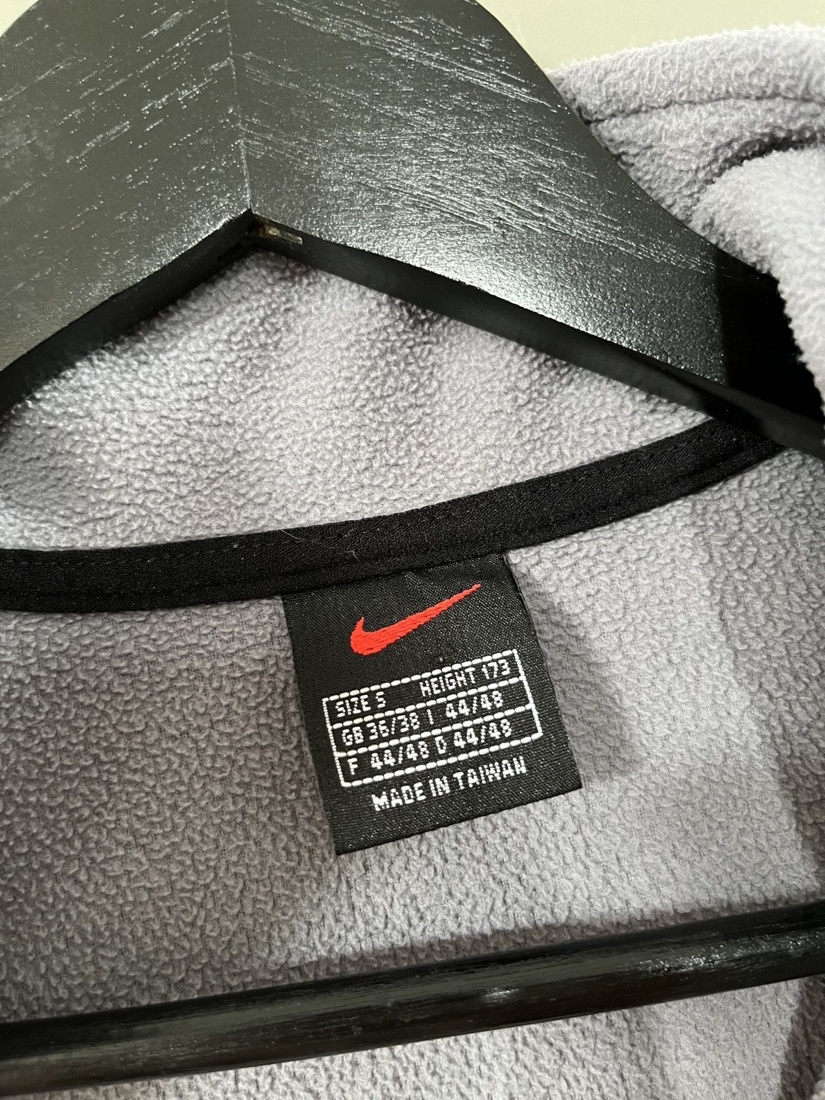 Nike × Vintage Nike Vintage Gray Fleece 1/3 Sweatshirt Size US S / EU 44-46 / 1 - 4 Thumbnail